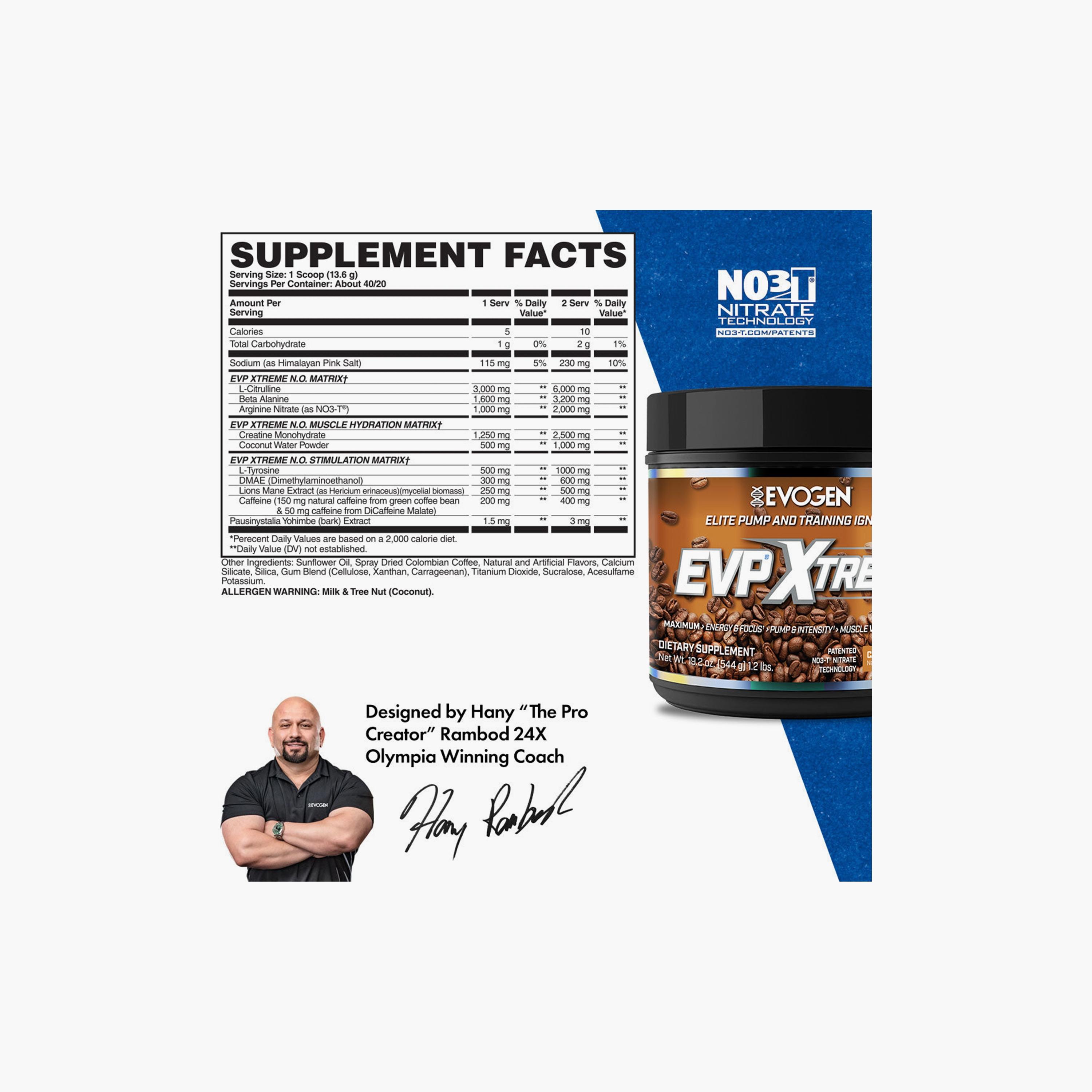 Evp Extreme Pre-Workout, Caramel Frappe, 532 gm, 40 Servings-sports-nutrition-prepostworkout-image-2
