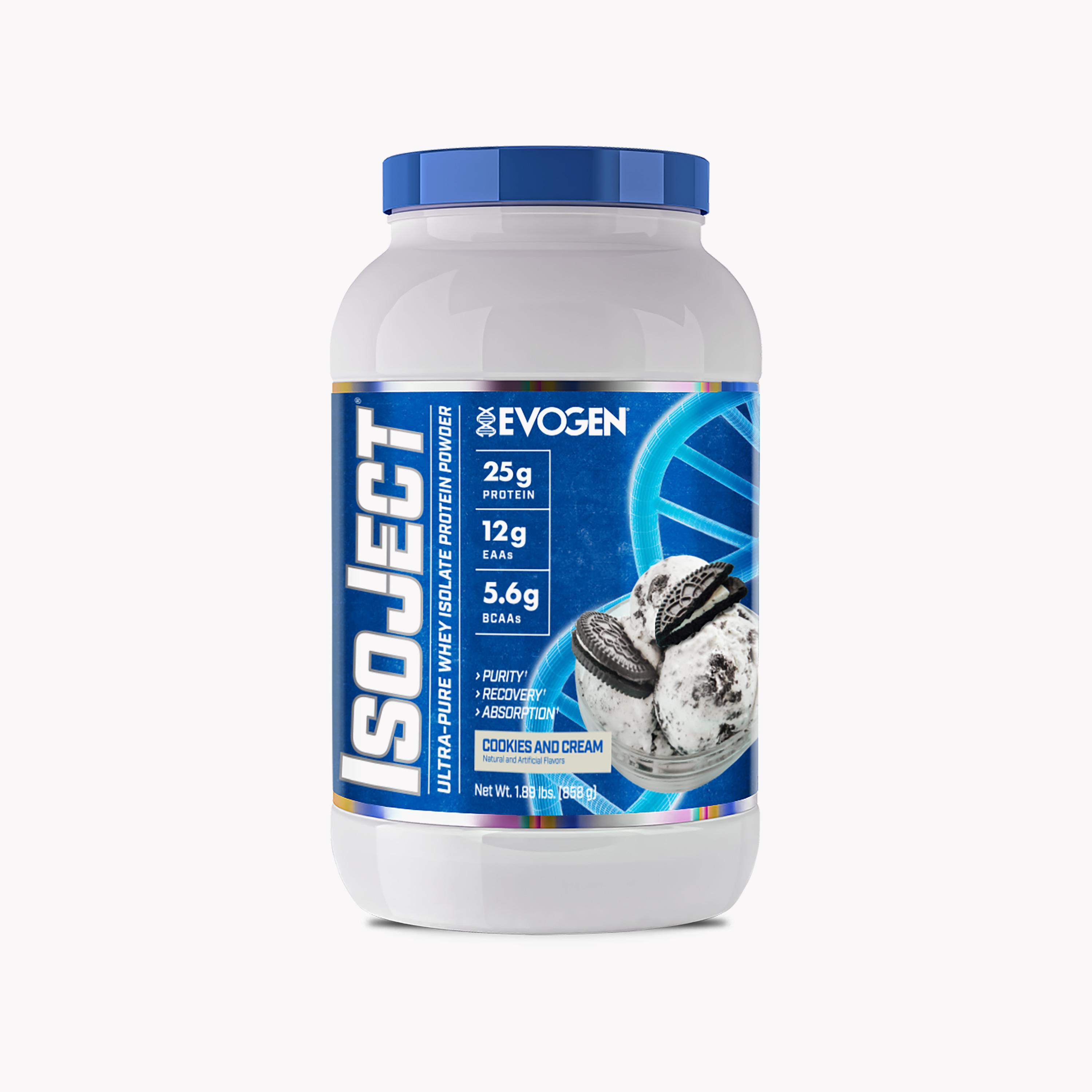 Isoject 100% Isolate Protein, Cookies And Cream, 2 lb, 26 Servings-sports-nutrition-proteins-image-1