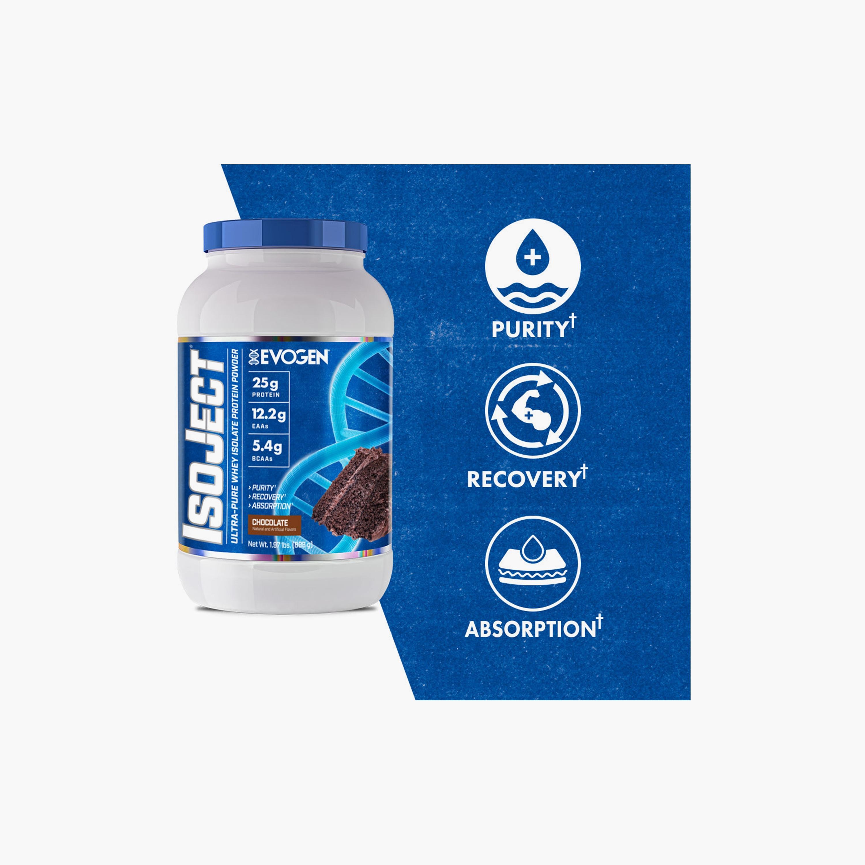 Isoject 100% Isolate Protein, Chocolate, 2 lb, 28 Servings-sports-nutrition-proteins-image-3