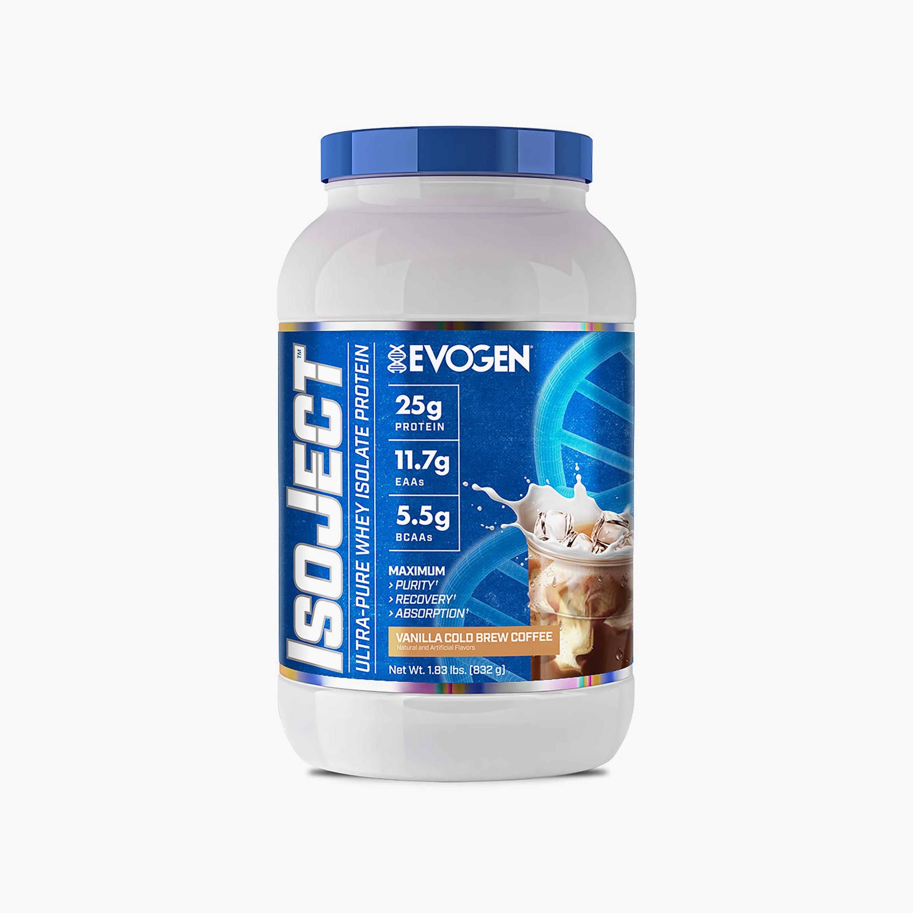 Isoject 100% Isolate Protein, Vanilla Cold Brew Coffee, 2 lb, 26 Servings-sports-nutrition-proteins-image-1