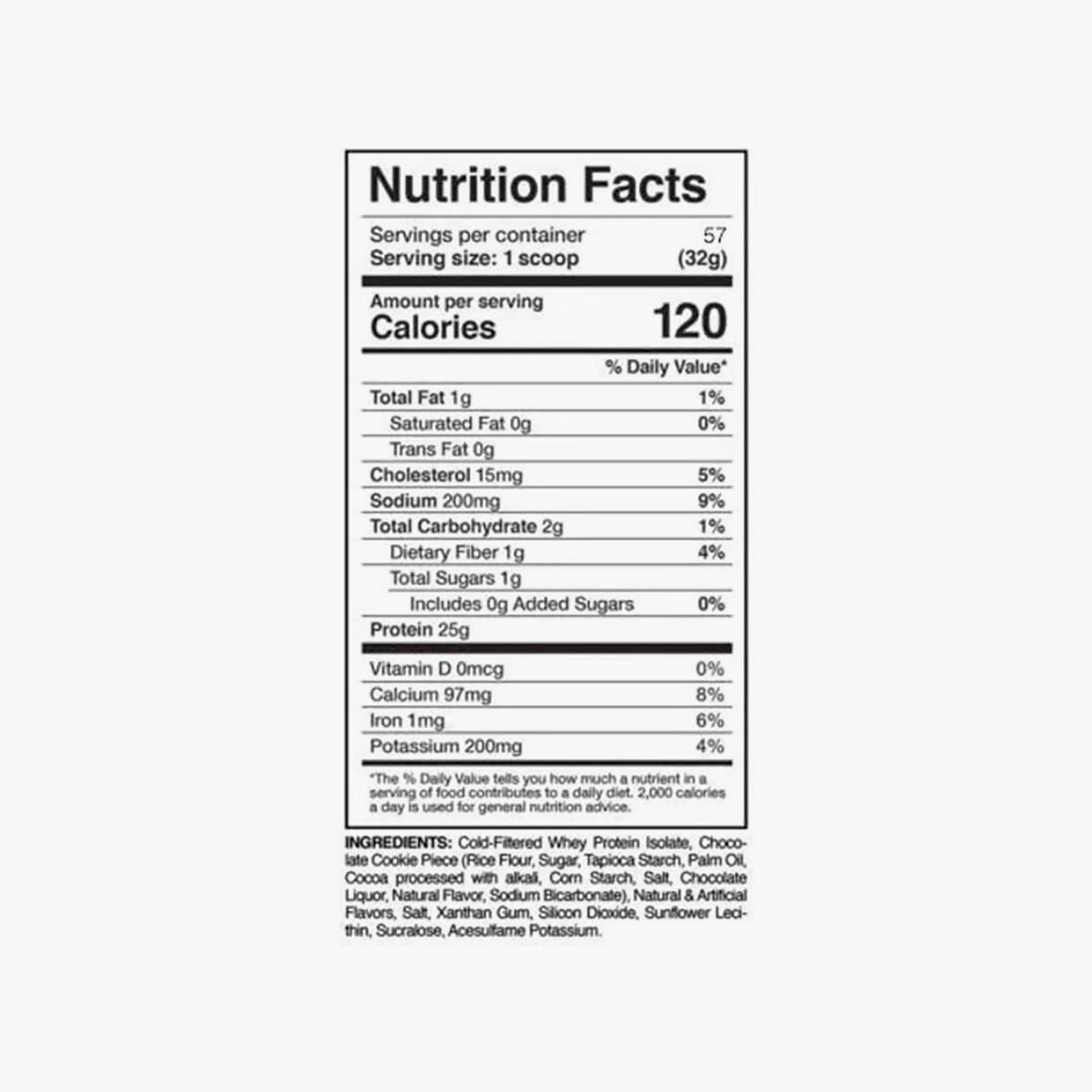 Isoject 100% Isolate Protein, Cookies and Cream, 4 lb, 55 Servings-sports-nutrition-proteins-image-2