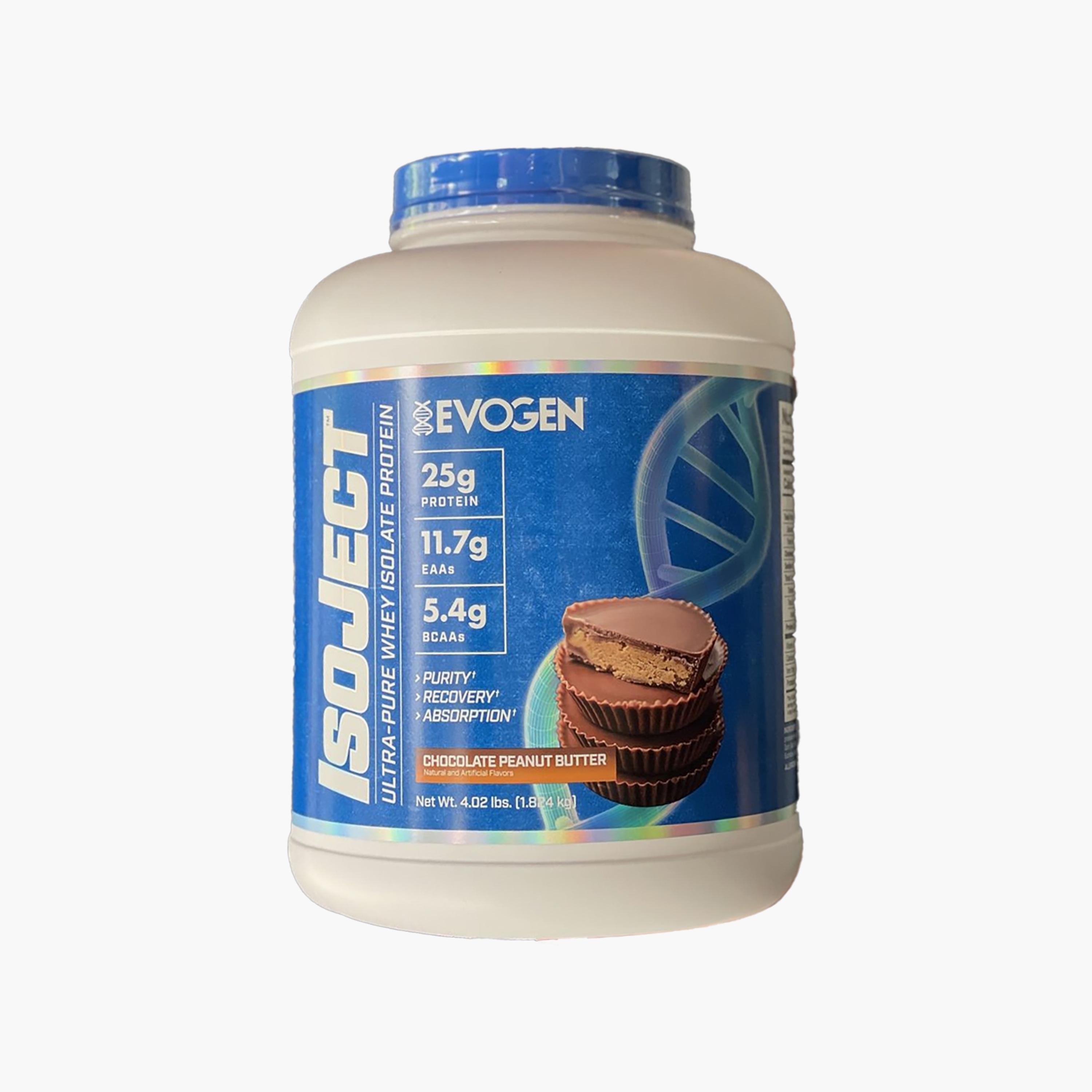 Isoject 100% Isolate Protein, Chocolate Peanut Butter, 4 lb, 57 Servings-sports-nutrition-proteins-image-1