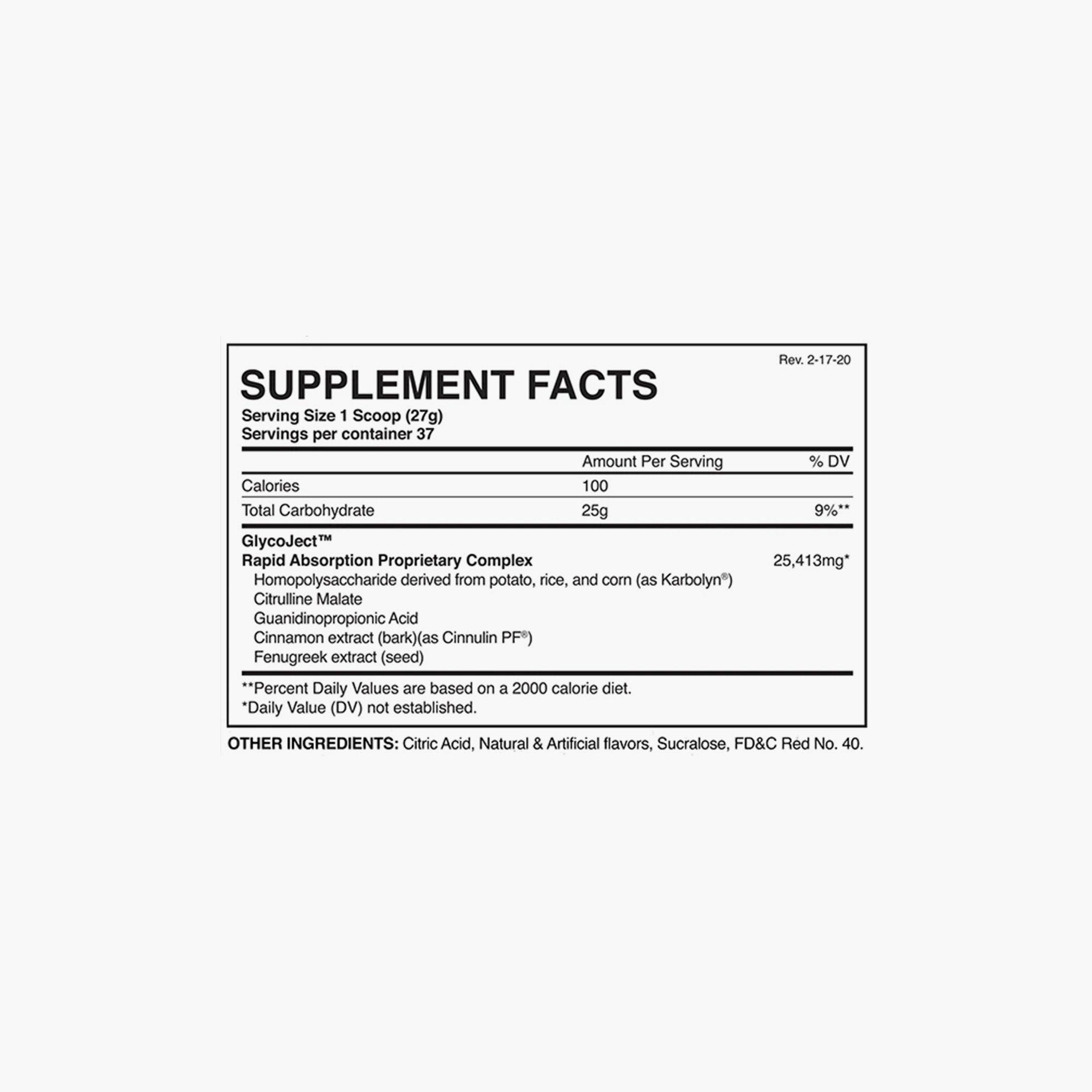 Glycoject Carb, Watermelon, 2 lb, 37 Servings-sports-nutrition-proteins-image-2