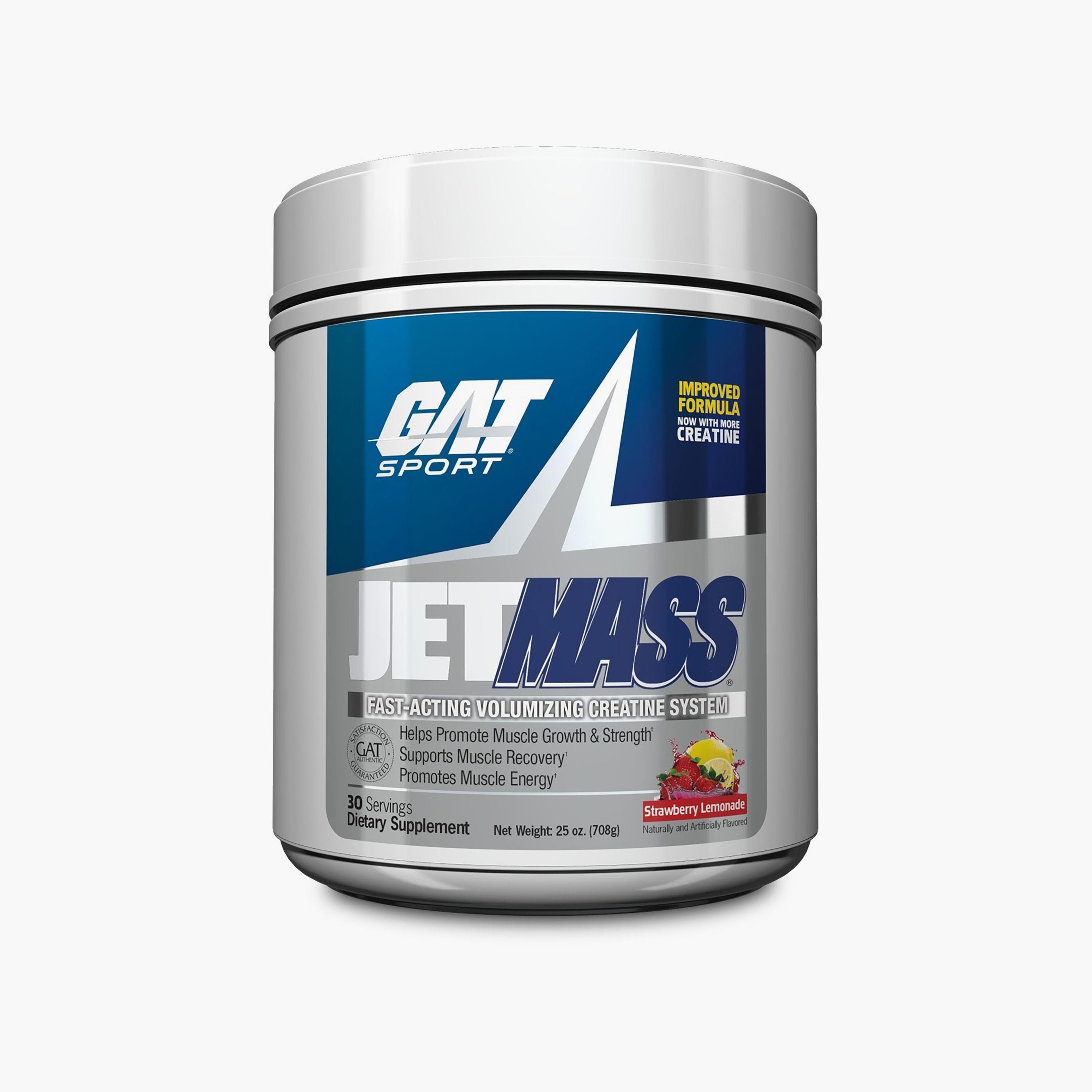 Jetmass Advanced Creatine Formula Muscle, Strawberry Lemonade, 708 gm, 30 Servings-sports-nutrition-prepostworkout-image-1