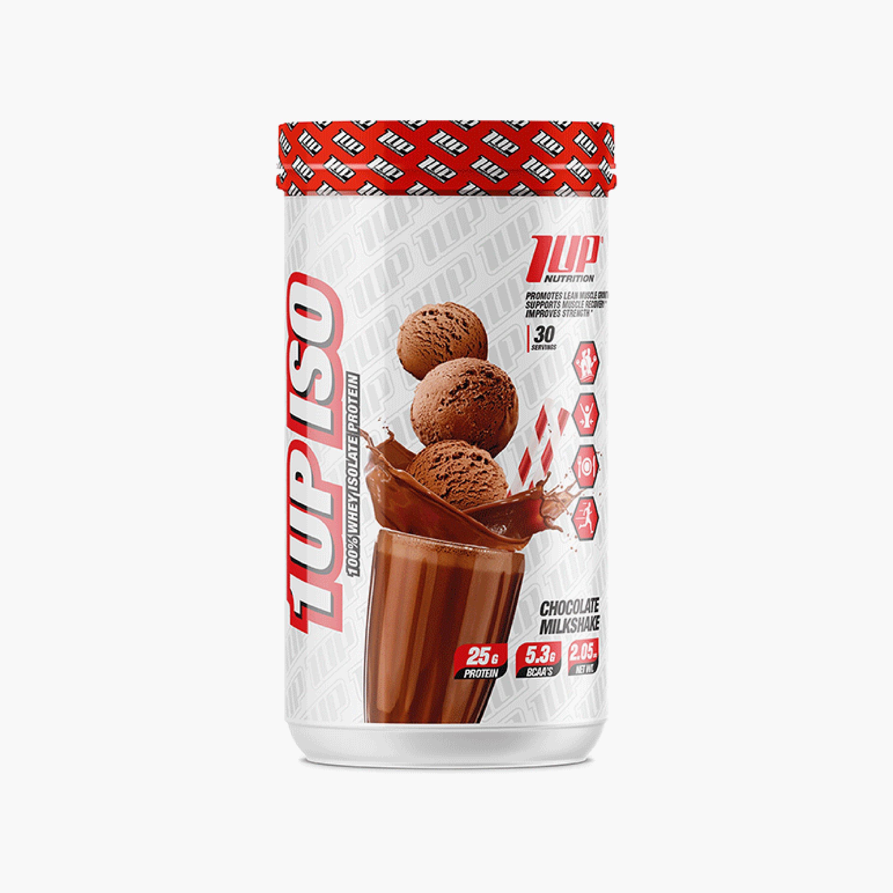 Iso Protein 100% Isolate, Chocolate Milkshake, 2 lb, 30 Servings-sports-nutrition-proteins-image-1