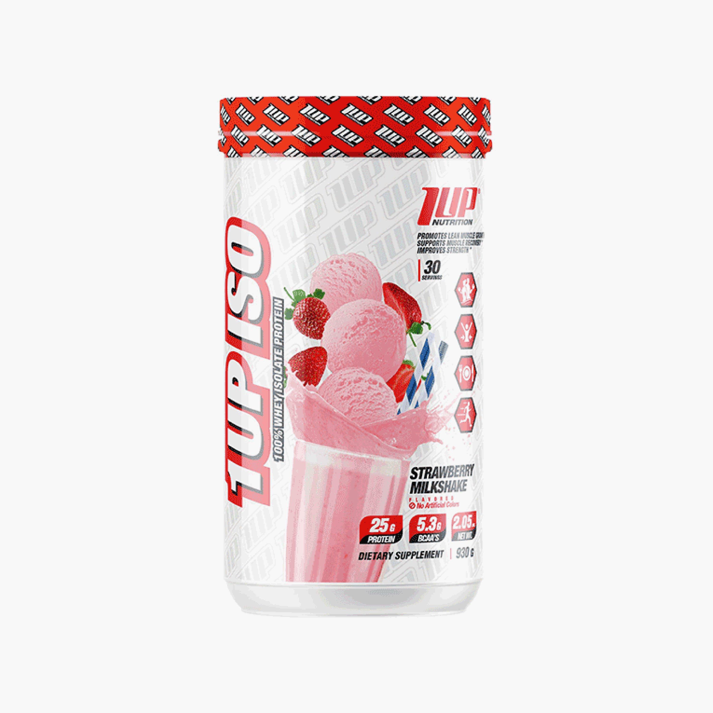 Iso Protein 100% Isolate, Strawberry Milkshake, 2 lb, 30 Servings-sports-nutrition-proteins-image-1