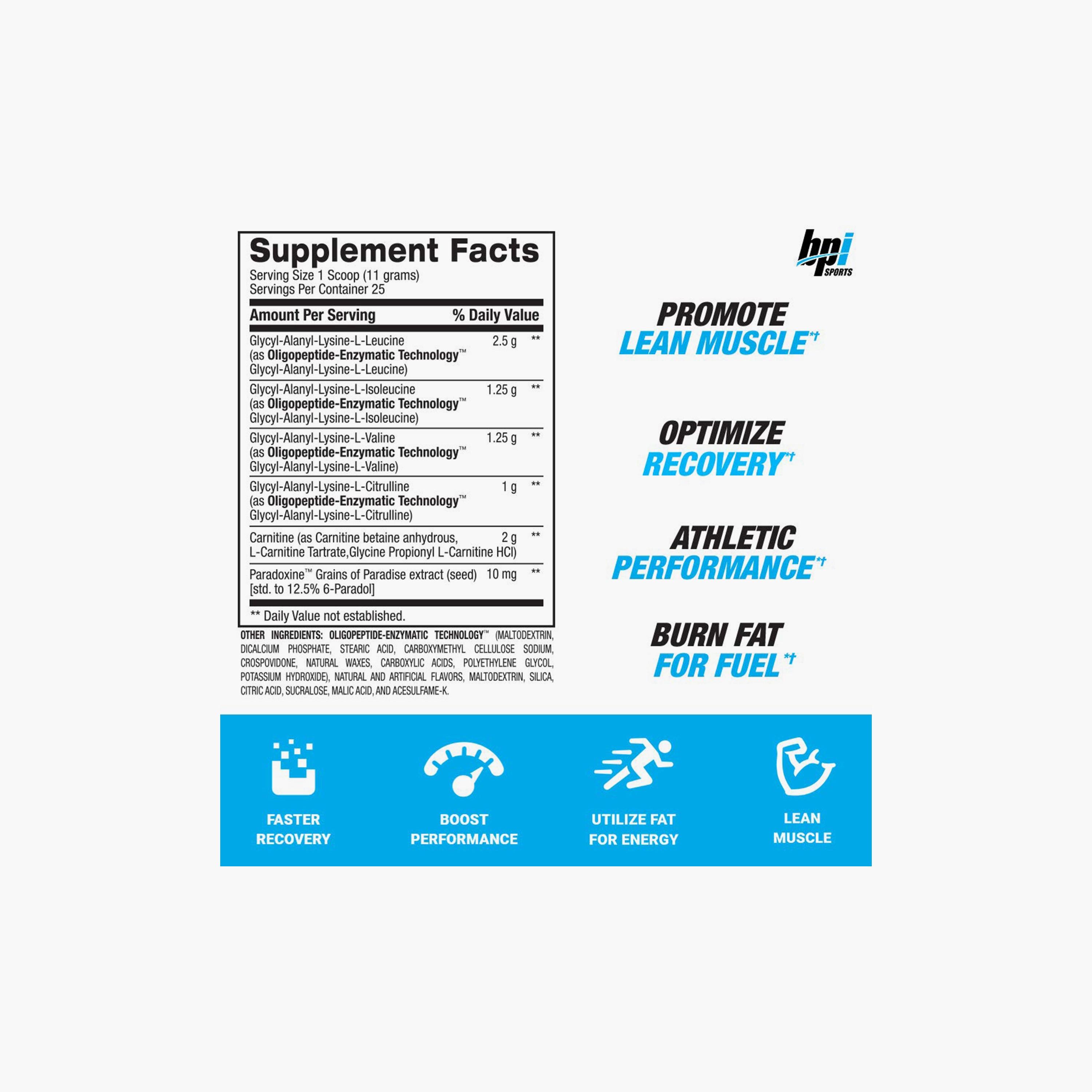 Best BCAA Shredded, Watermelon Ice, 275 gm, 25 Servings-sports-nutrition-prepostworkout-image-2