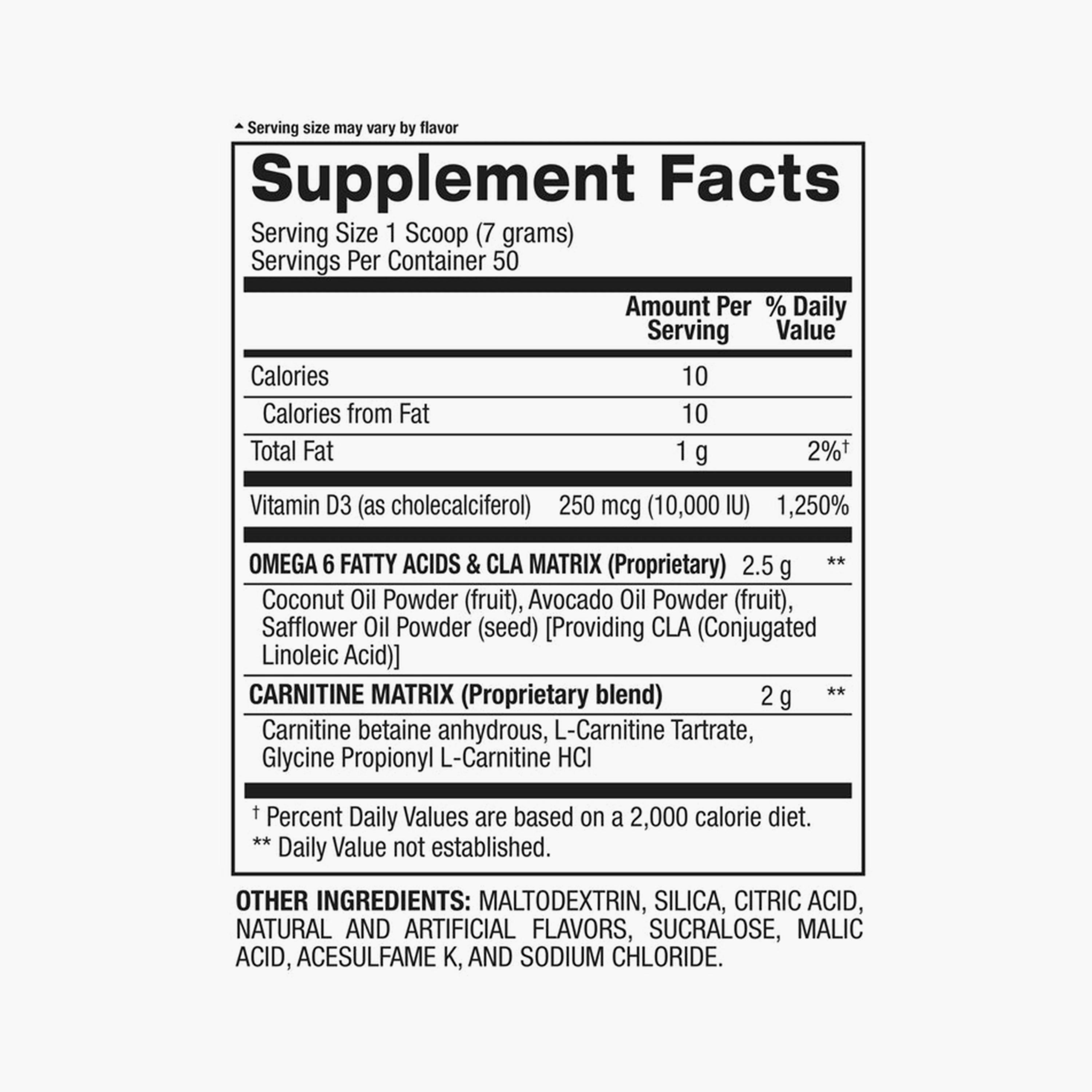 CLA + Carnitine Non-Stimulant Weight Loss, Watermelon Freeze, 300 gm, 50 Servings-sports-nutrition-weightmanagement-image-2