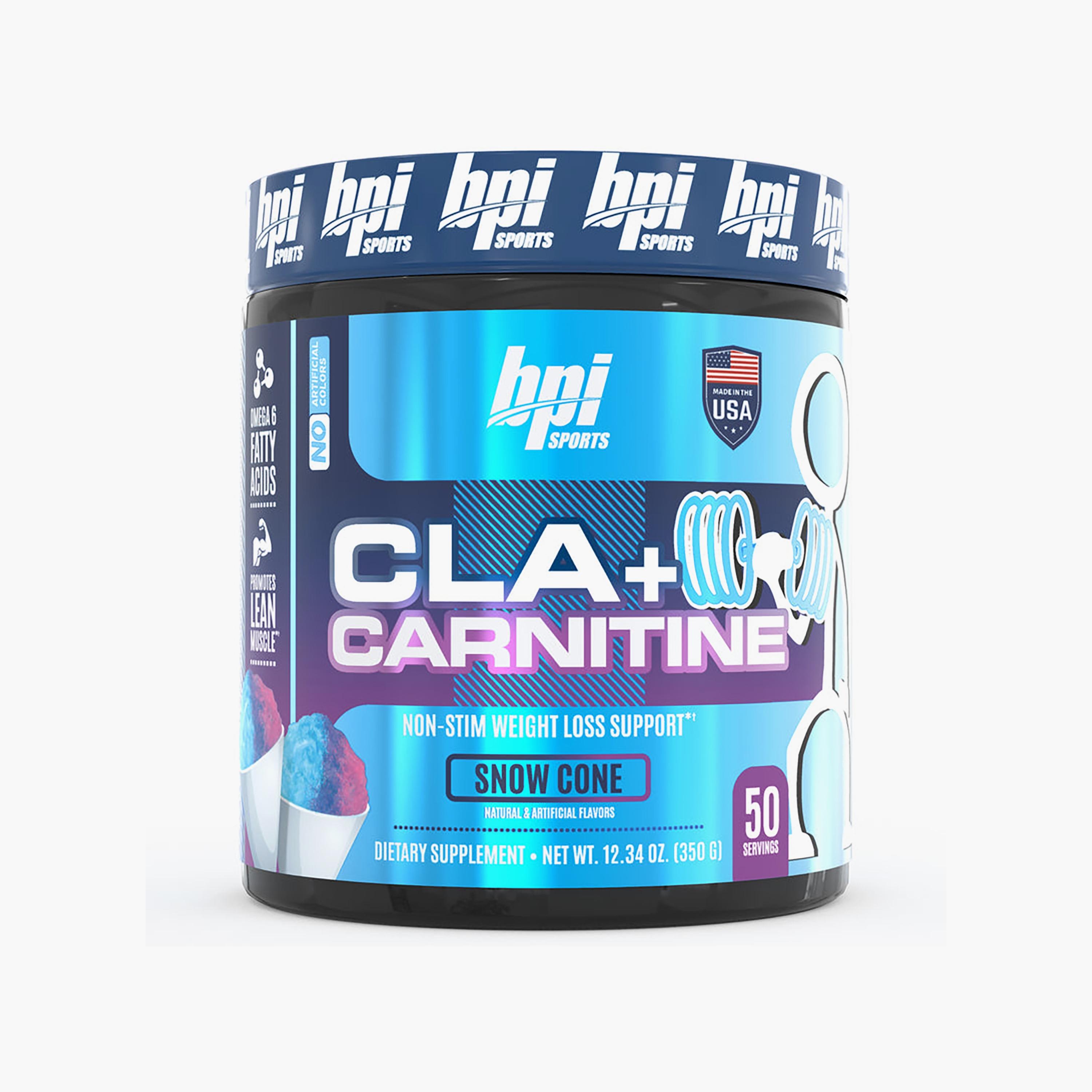 CLA + Carnitine Non-Stimulant Weight Loss, Snow Cone, 300 gm, 50 Servings-sports-nutrition-weightmanagement-image-1