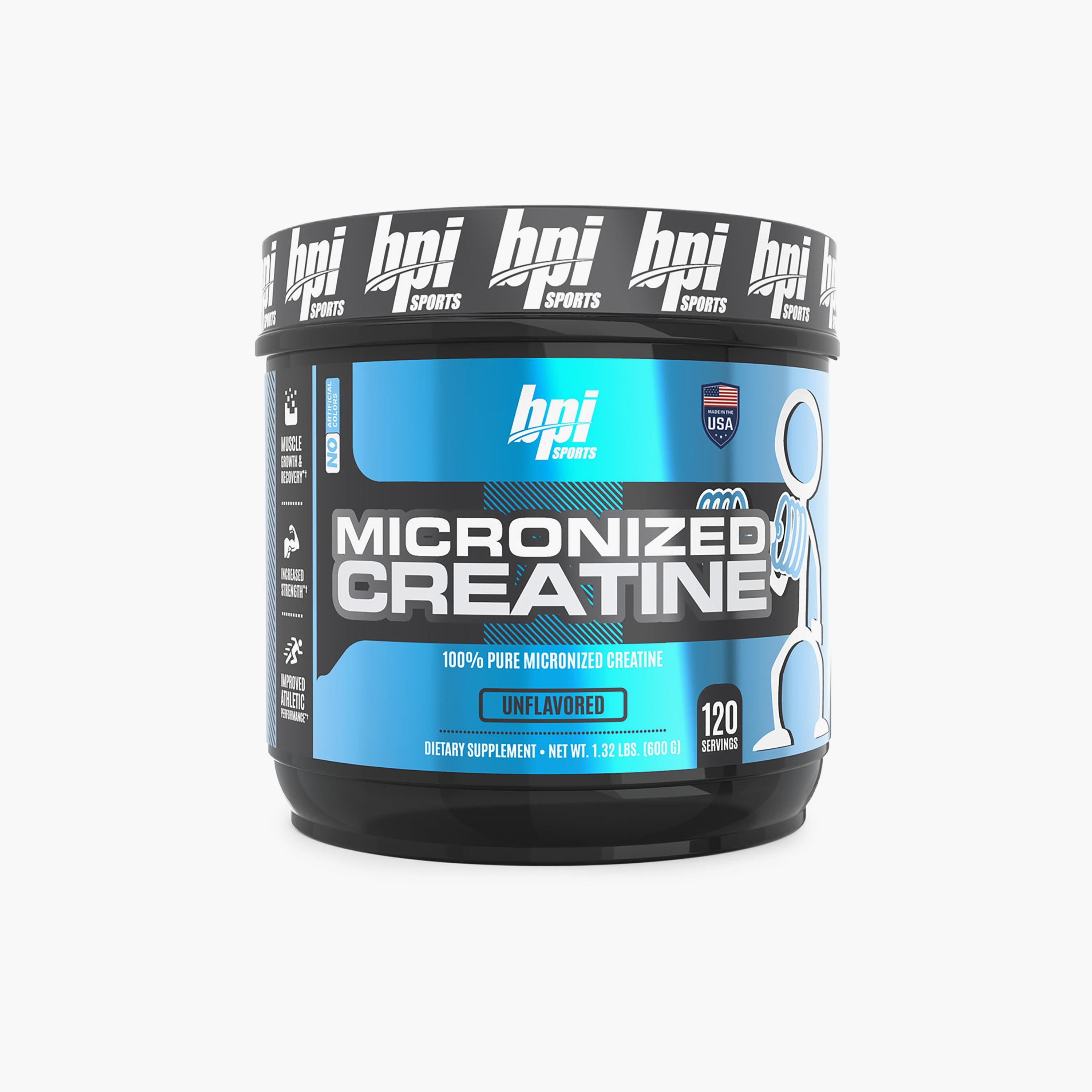 Creatine Monohydrate Micronized 5.G, Unflavoured, 600 gm, 120 Servings-sports-nutrition-prepostworkout-image-1