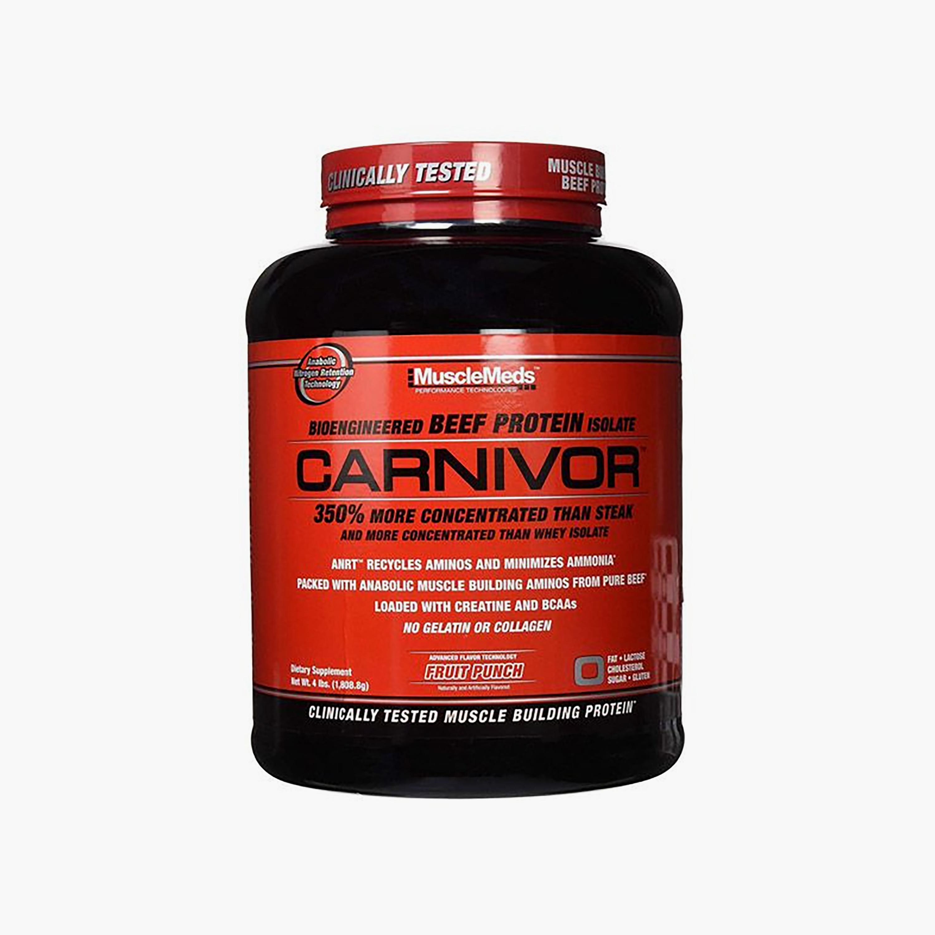 Carnivor Protein Beef Hydrolyzate, Fruit Punch, 4.5 lb, 56 Servings-sports-nutrition-proteins-image-1