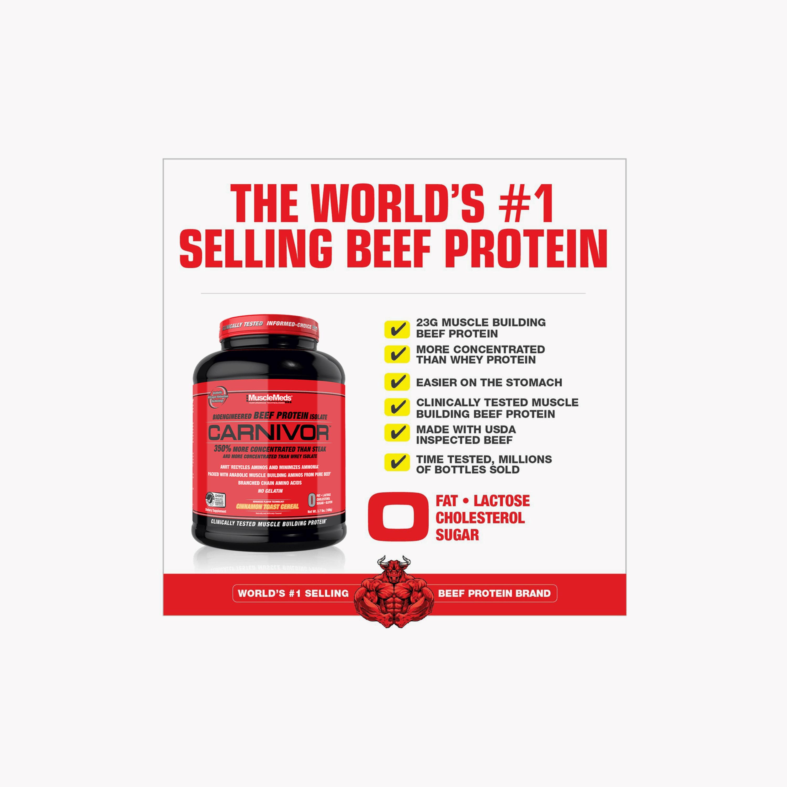 Carnivor Protein Beef Hydrolyzate, Fruit Punch, 4.5 lb, 56 Servings-sports-nutrition-proteins-image-2