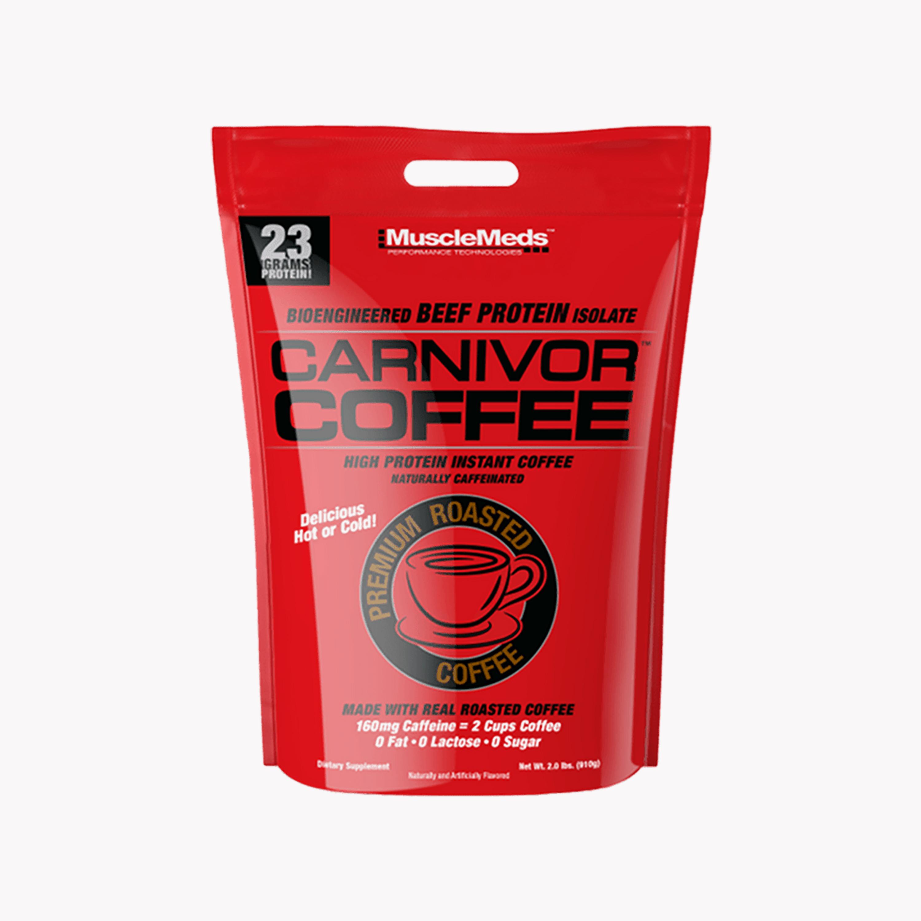 Carnivor Premuim Roasted Coffee Protein Beef Hydro, Premium Roasted Coffee, 2 lb, 28 Servings-sports-nutrition-proteins-image-1