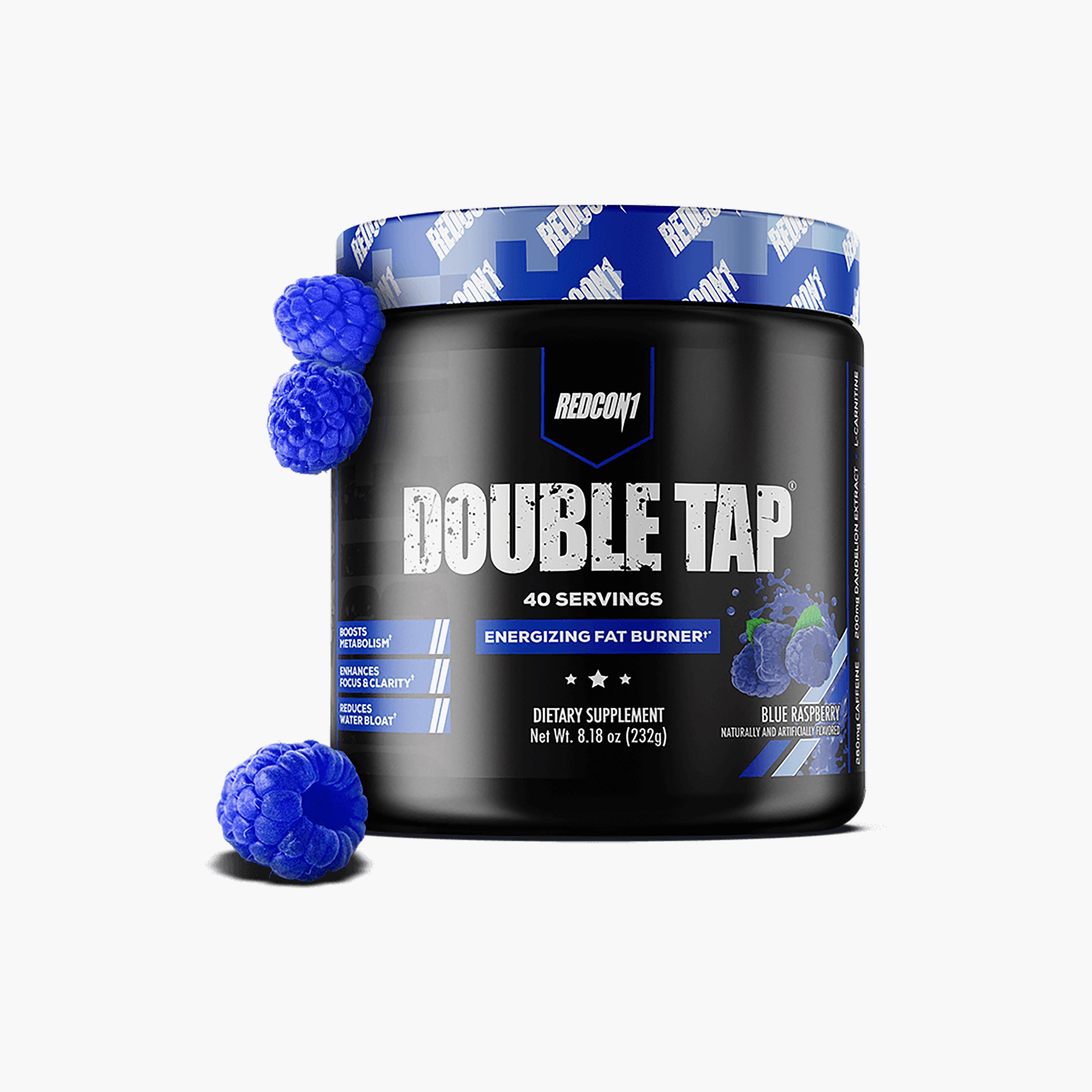 Double Tap Fat Burner, Blue Raspberry, 232 gm, 40 Servings-sports-nutrition-weightmanagement-image-1