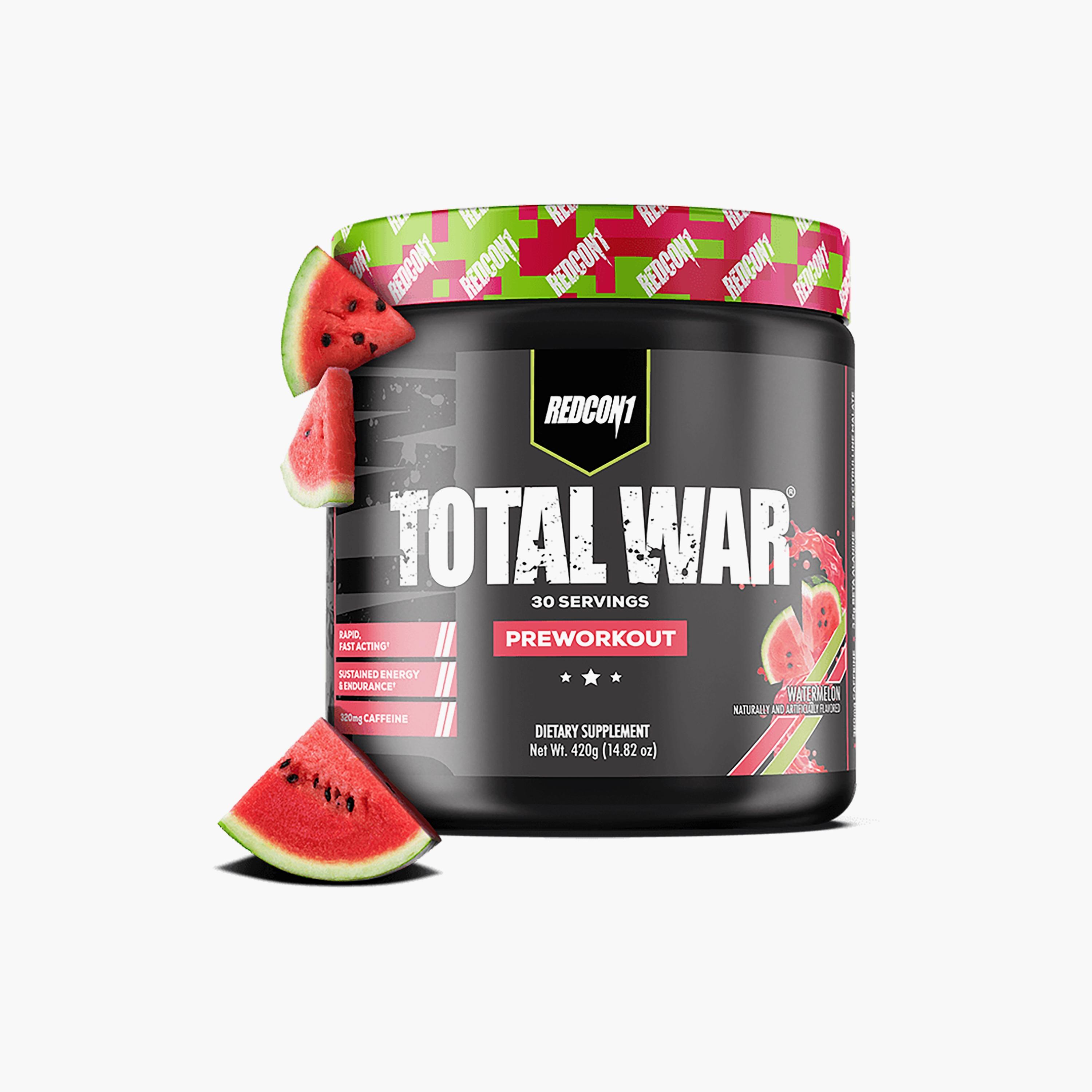 Total War Pre-Workout, Watermelon, 441 gm, 30 Servings-sports-nutrition-prepostworkout-image-1