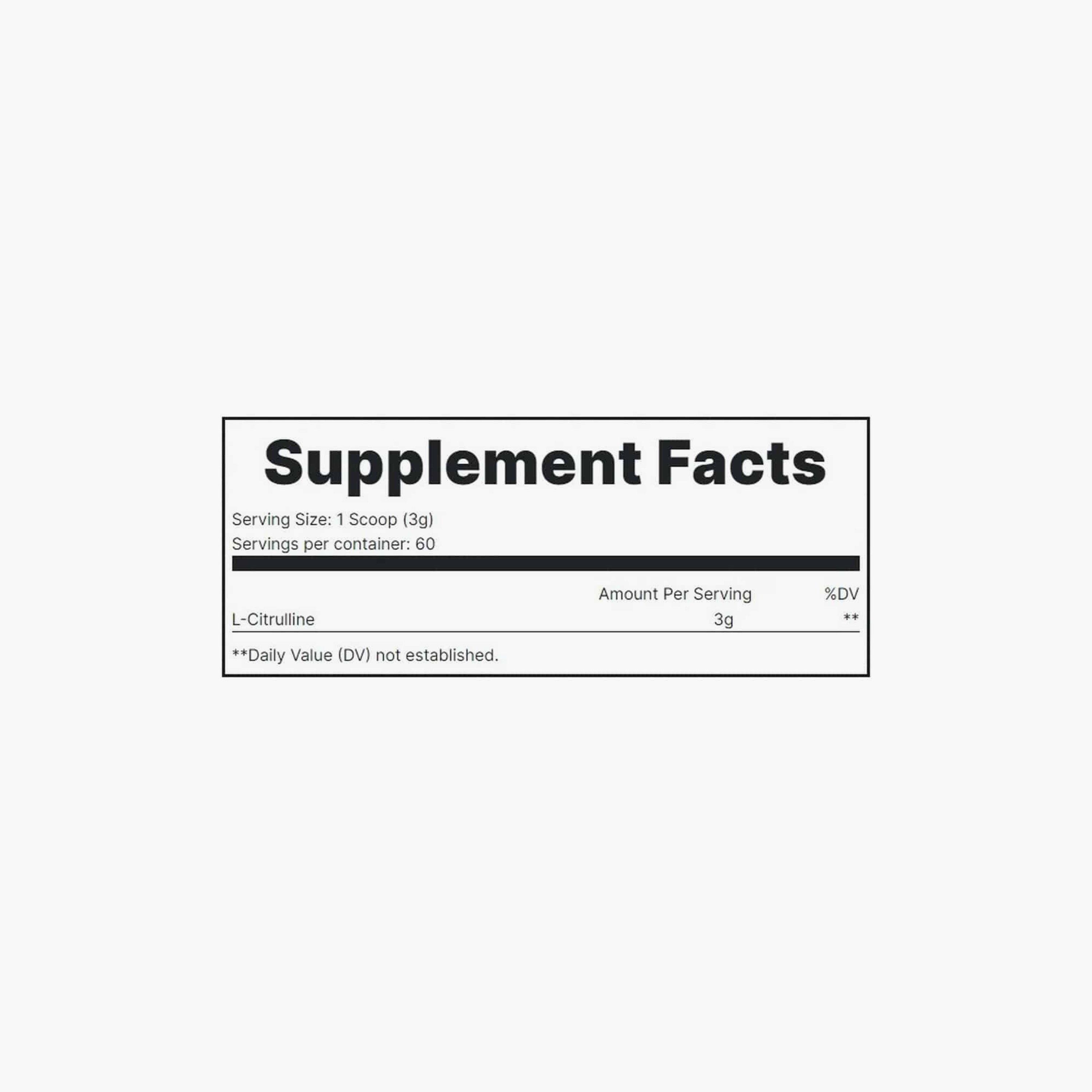 L-Citrulline Pump Formula, Unflavoured, 300 gm, 60 Servings-sports-nutrition-prepostworkout-image-2