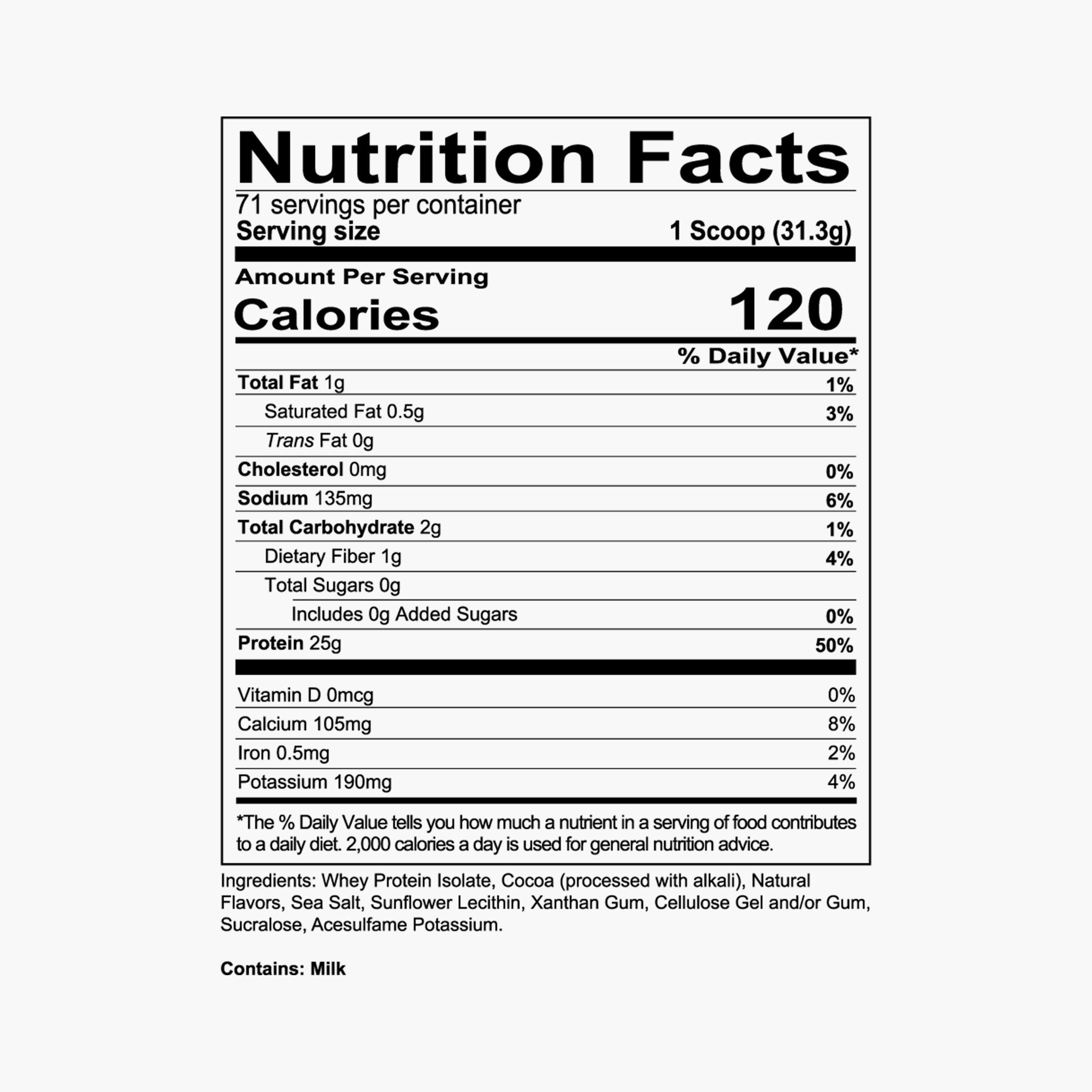 Isotope 100% Isolate Protein, Chocolate, 5 lb, 71 Servings-sports-nutrition-proteins-image-2