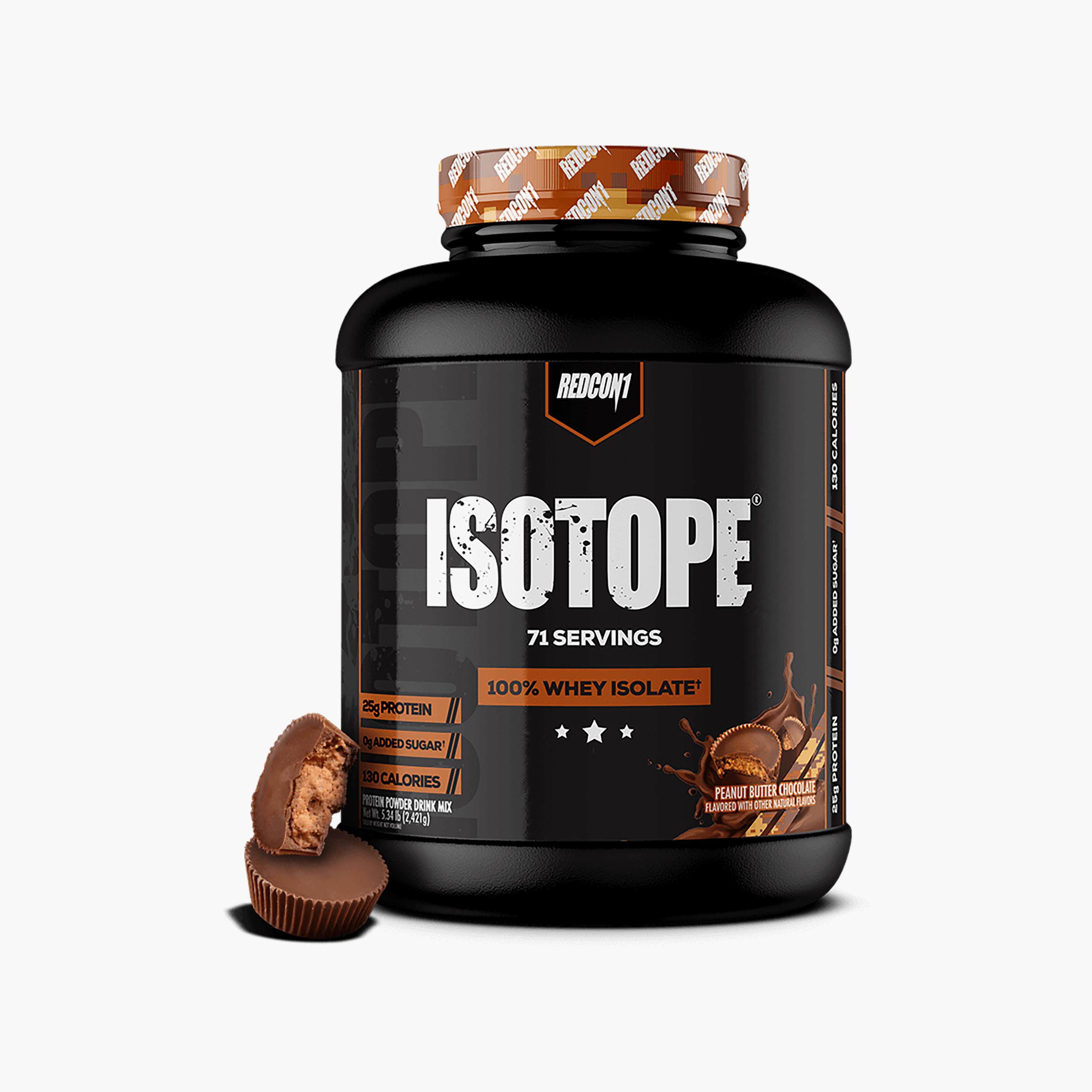 Isotope 100% Isolate Protein, Peanut Butter Chocolate, 5 lb, 71 Servings-sports-nutrition-proteins-image-1