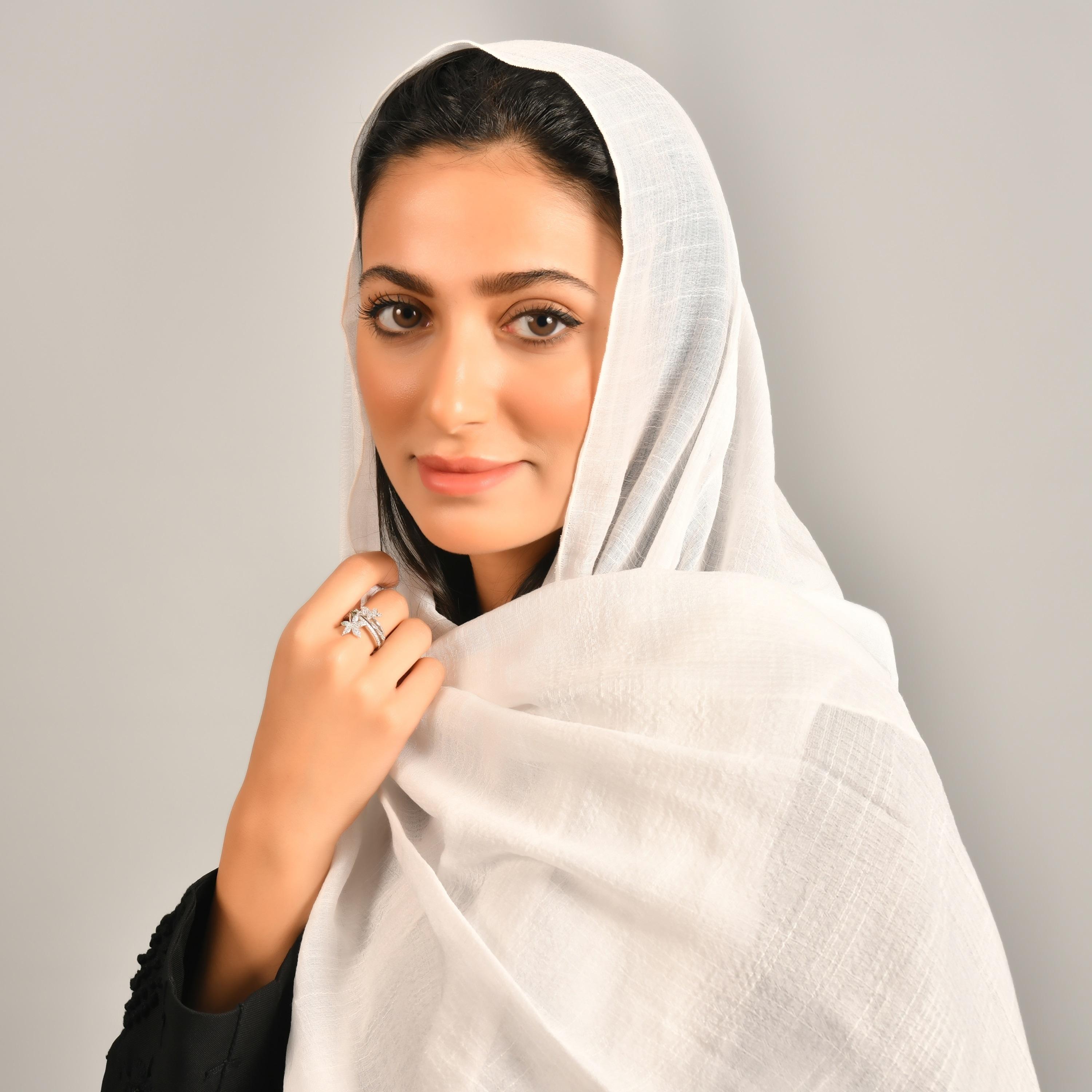 Hawraa Beige Plain Tradition Hijab-women-winterwear-scarves-image-1