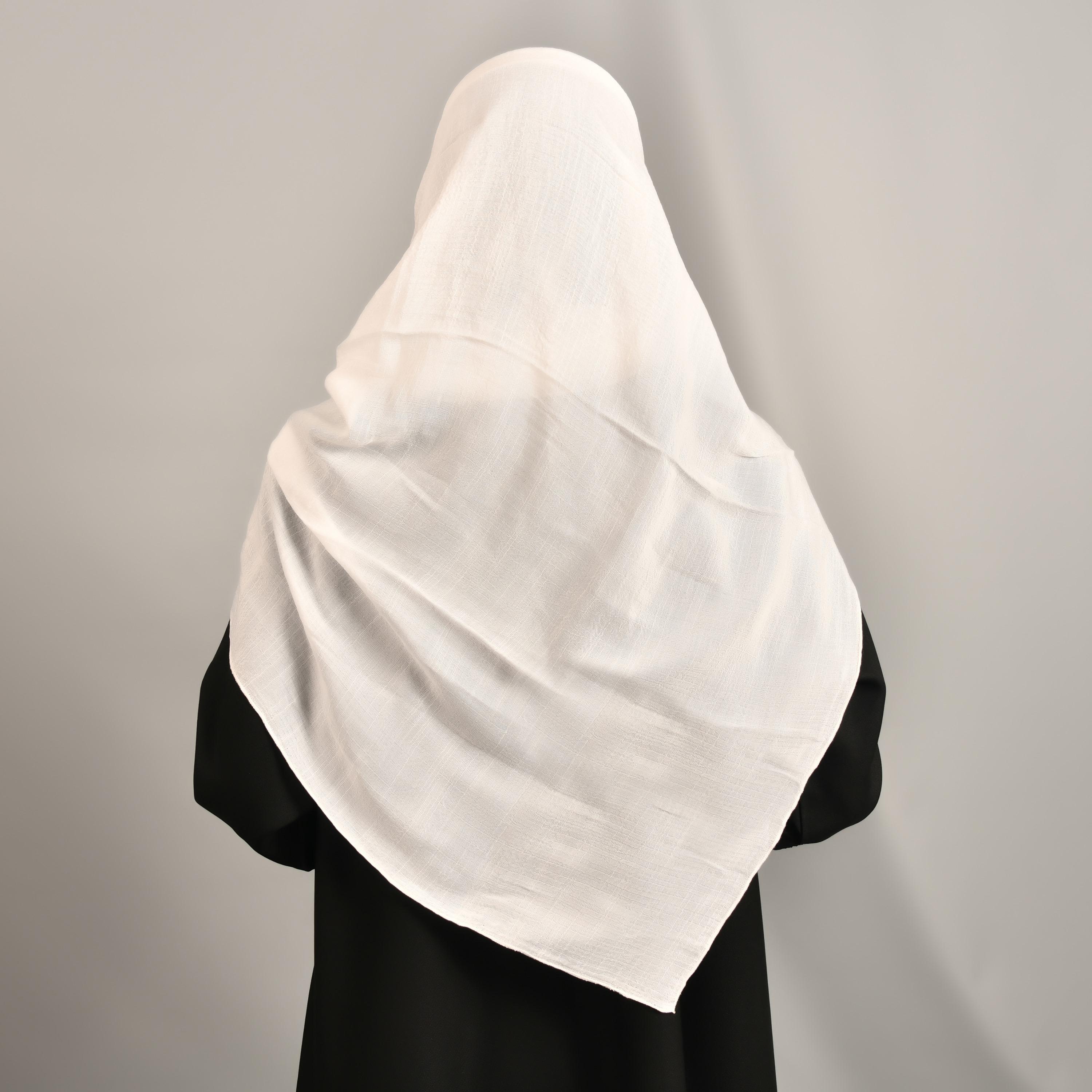 Hawraa Beige Plain Tradition Hijab-women-winterwear-scarves-image-3