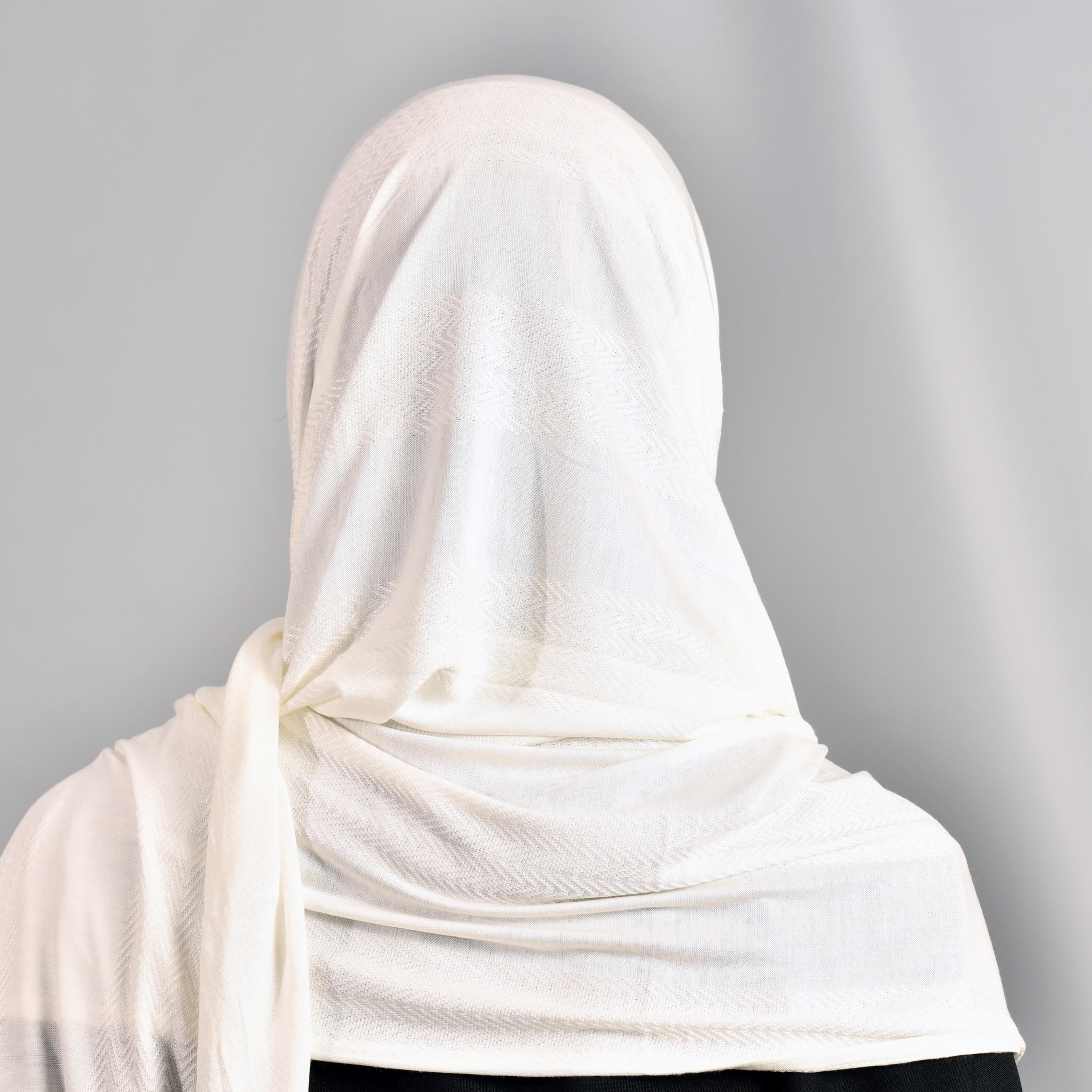 Hawraa Beige Heritage Embroidery Hijab-women-winterwear-scarves-image-3