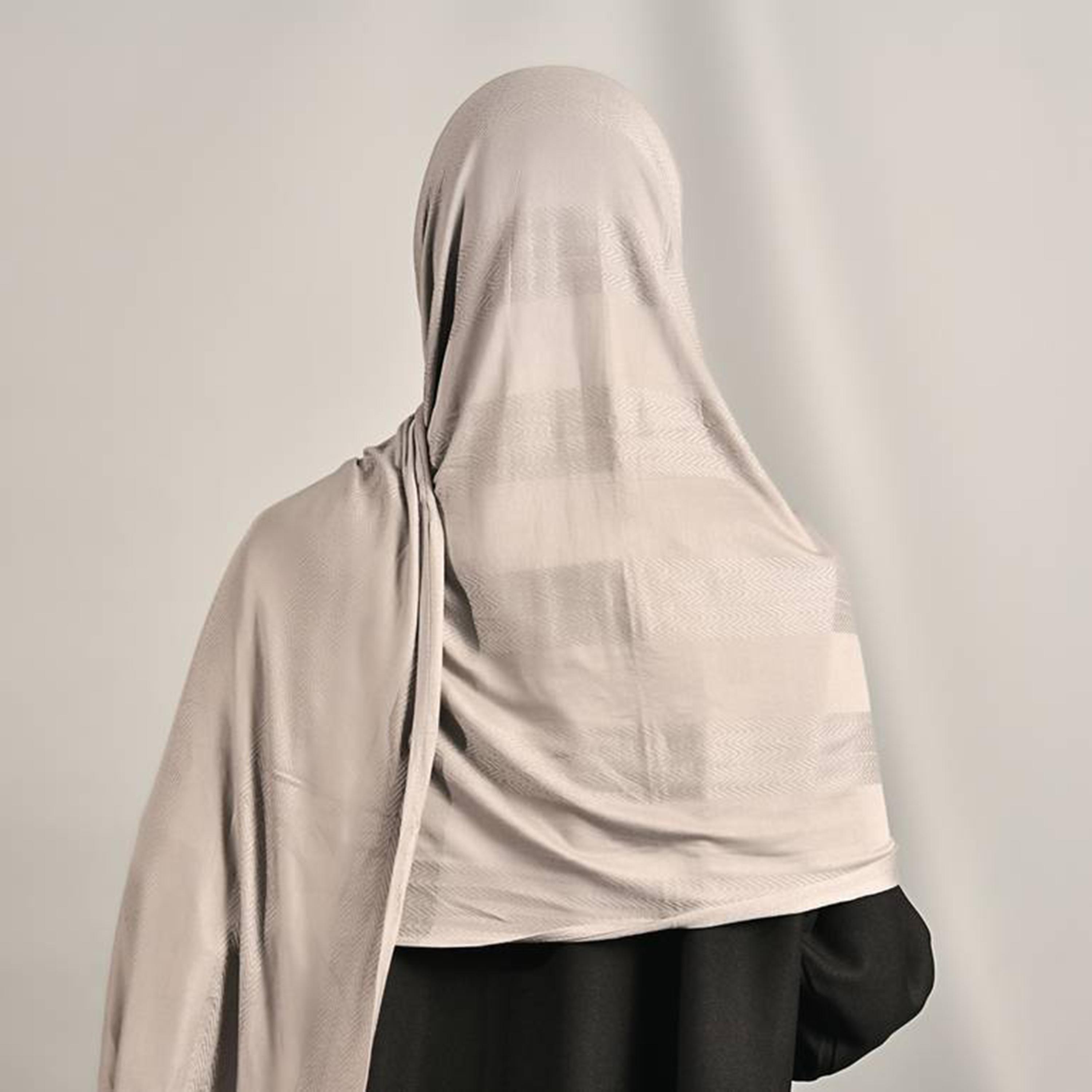 Hawraa Grey Heritage Embroidery Hijab-women-winterwear-scarves-image-3