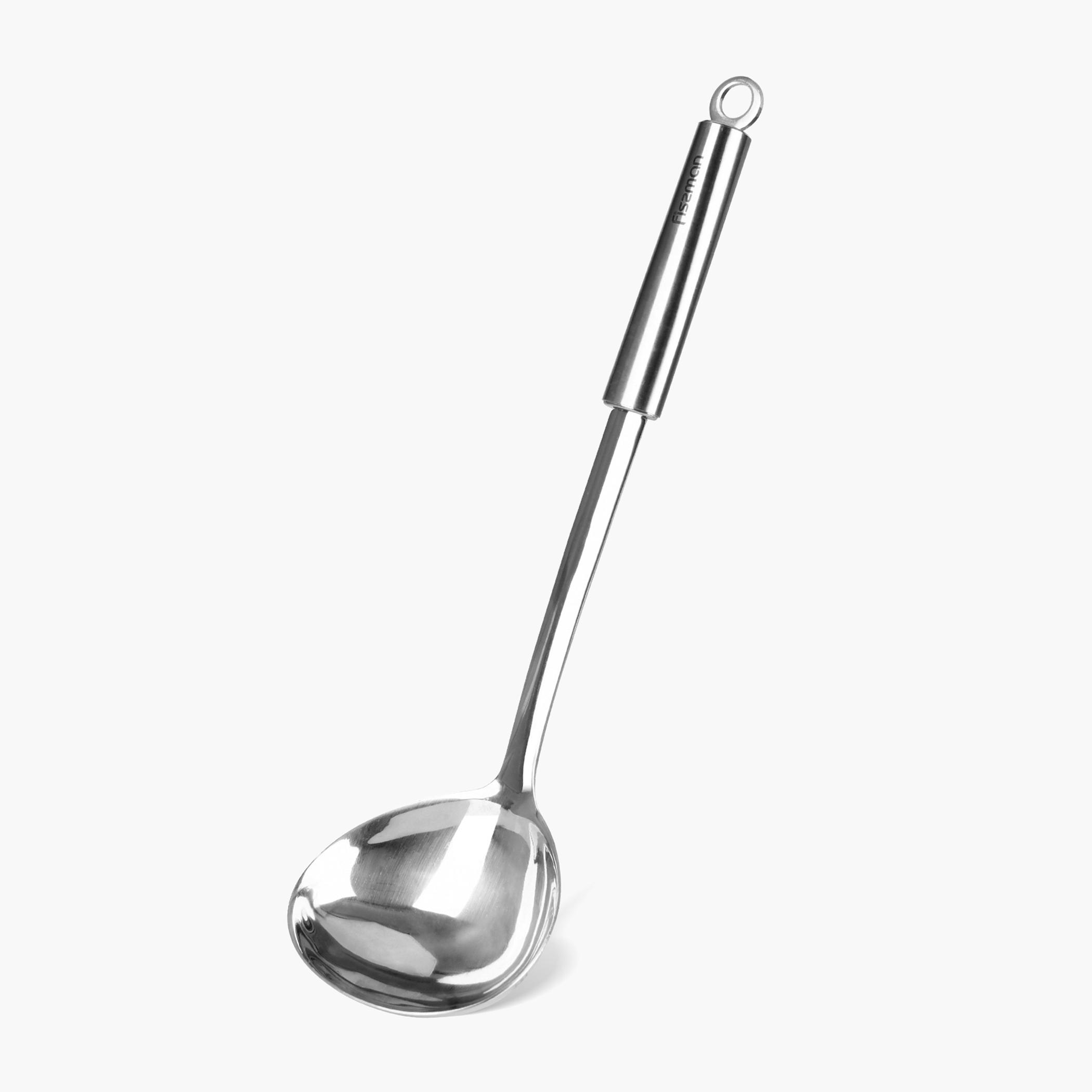 Stainless Steel Soup Ladle - 32 cm-household-kitchen-kitchentoolsandutensils-foodpreparationtools-image-1