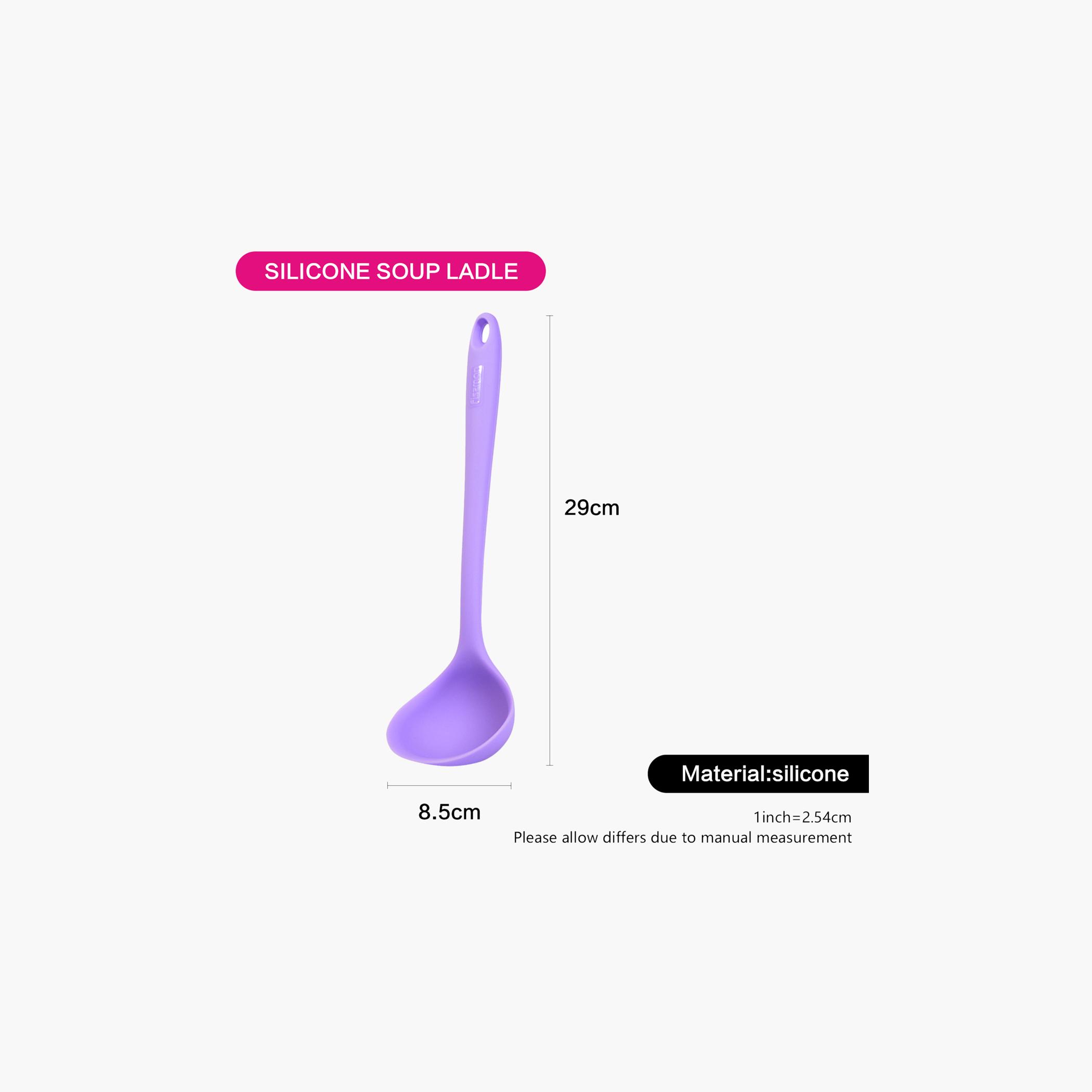 Iris Silicone Soup Ladle - 29 cm-household-kitchen-kitchentoolsandutensils-foodpreparationtools-image-2