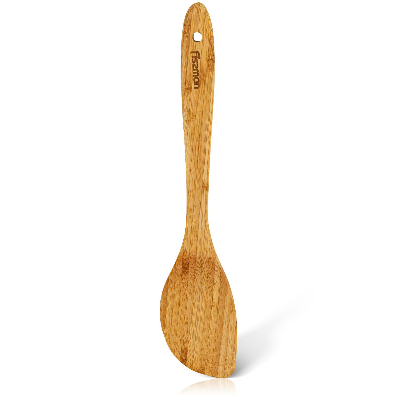Solid Bamboo Turner-household-kitchen-kitchentoolsandutensils-cookingutensils-image-3