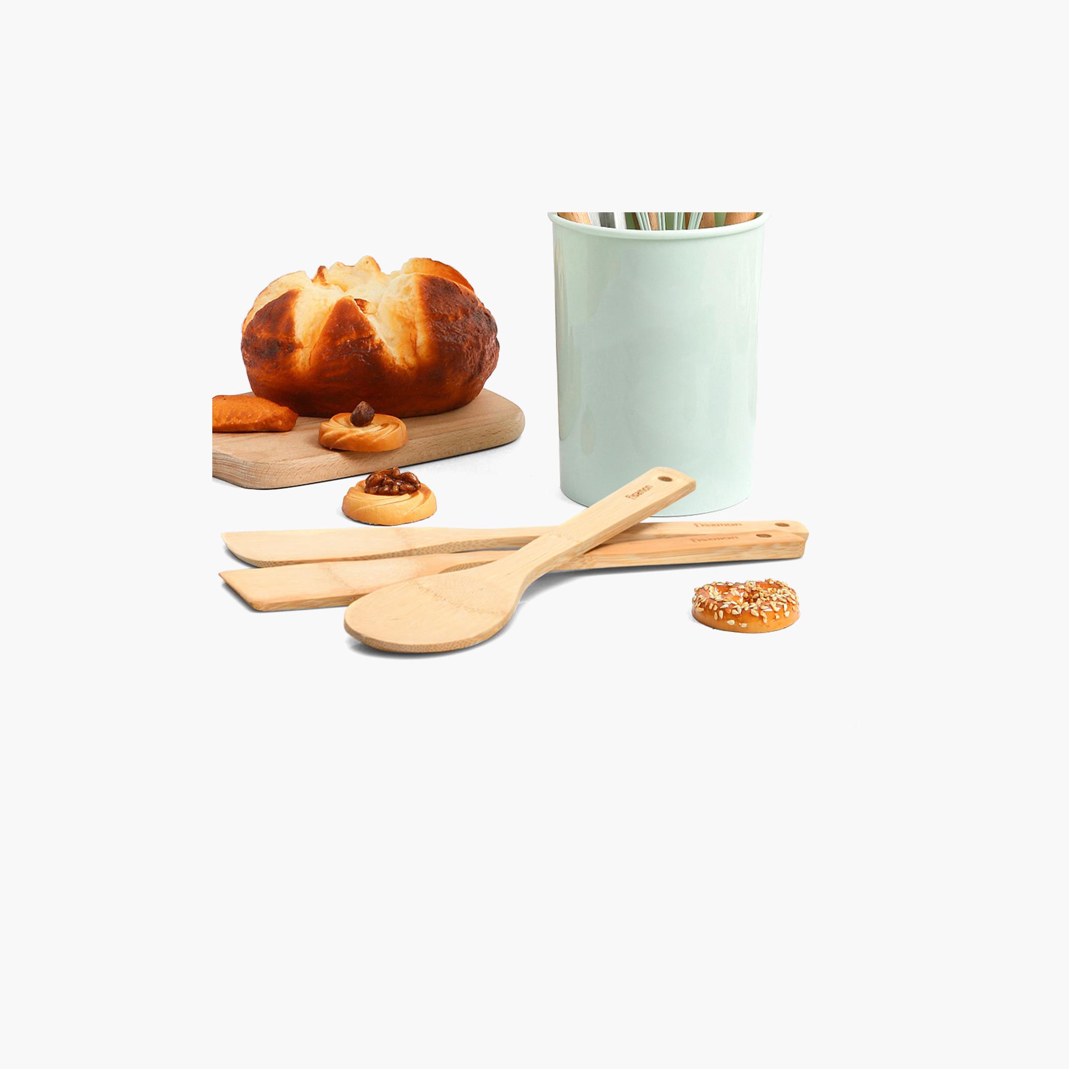 Solid Bamboo Turner-household-kitchen-kitchentoolsandutensils-cookingutensils-image-3