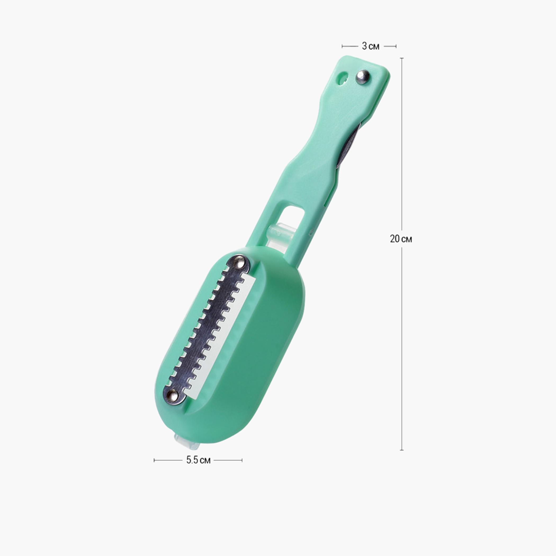 Fish Scaler Knife with Container-household-kitchen-kitchentoolsandutensils-foodpreparationtools-image-2