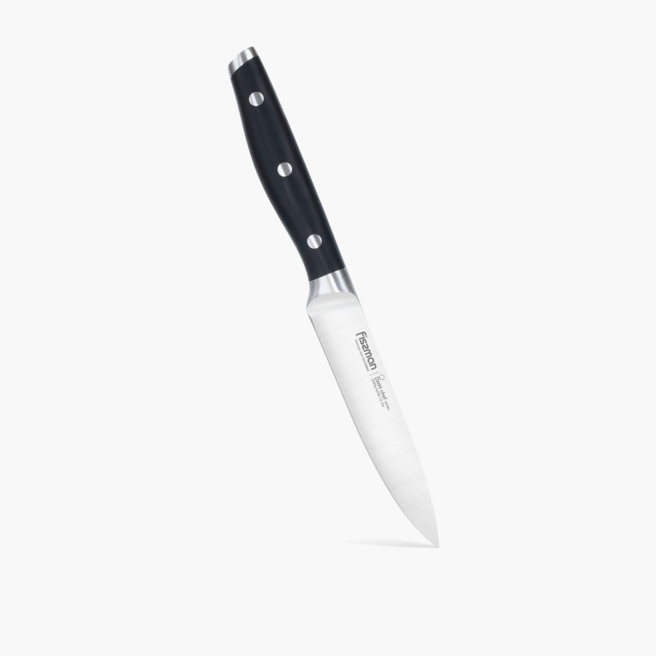 Chef's 5-inch Stainless Steel Utility Knife - Demi-household-kitchen-kitchentoolsandutensils-knives-image-4
