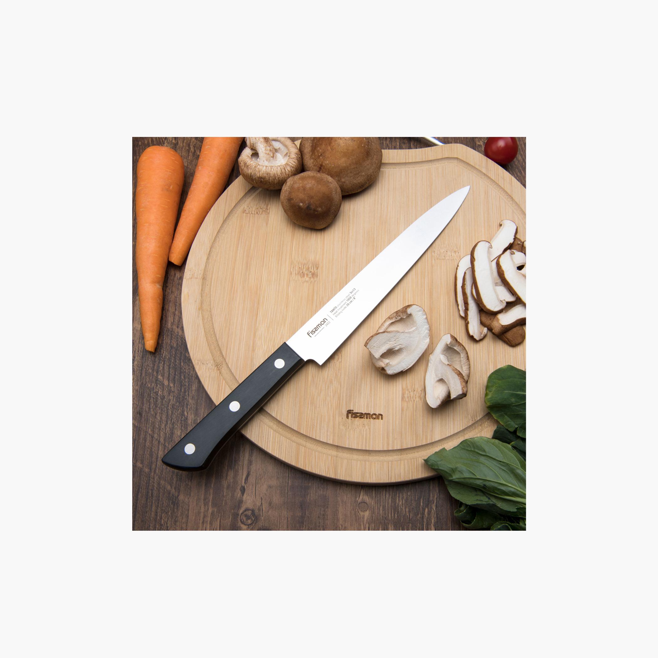 Fissman Stainless Steel 8-inch Slicing Knife-household-kitchen-kitchentoolsandutensils-knives-image-1