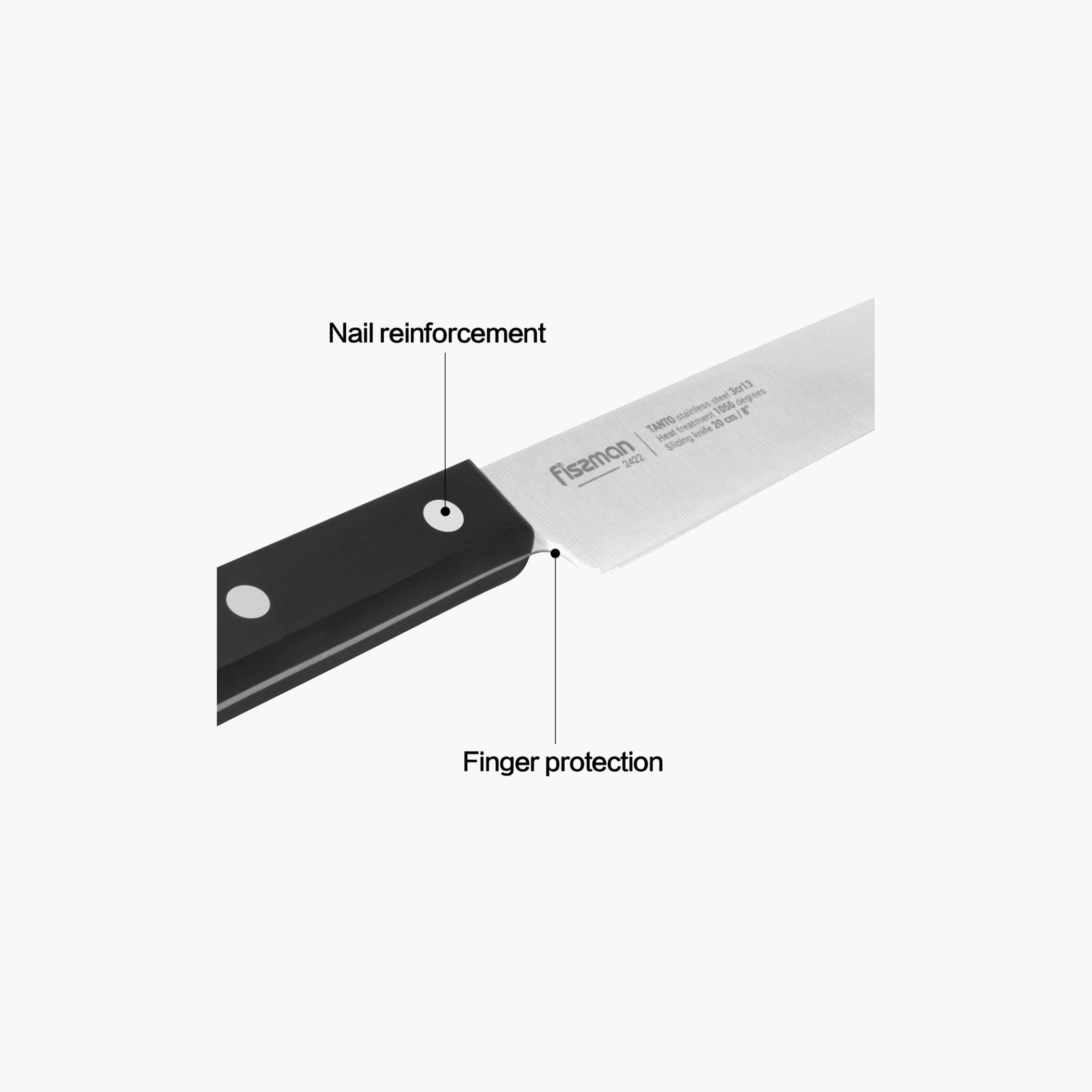 Fissman Stainless Steel 8-inch Slicing Knife-household-kitchen-kitchentoolsandutensils-knives-image-4