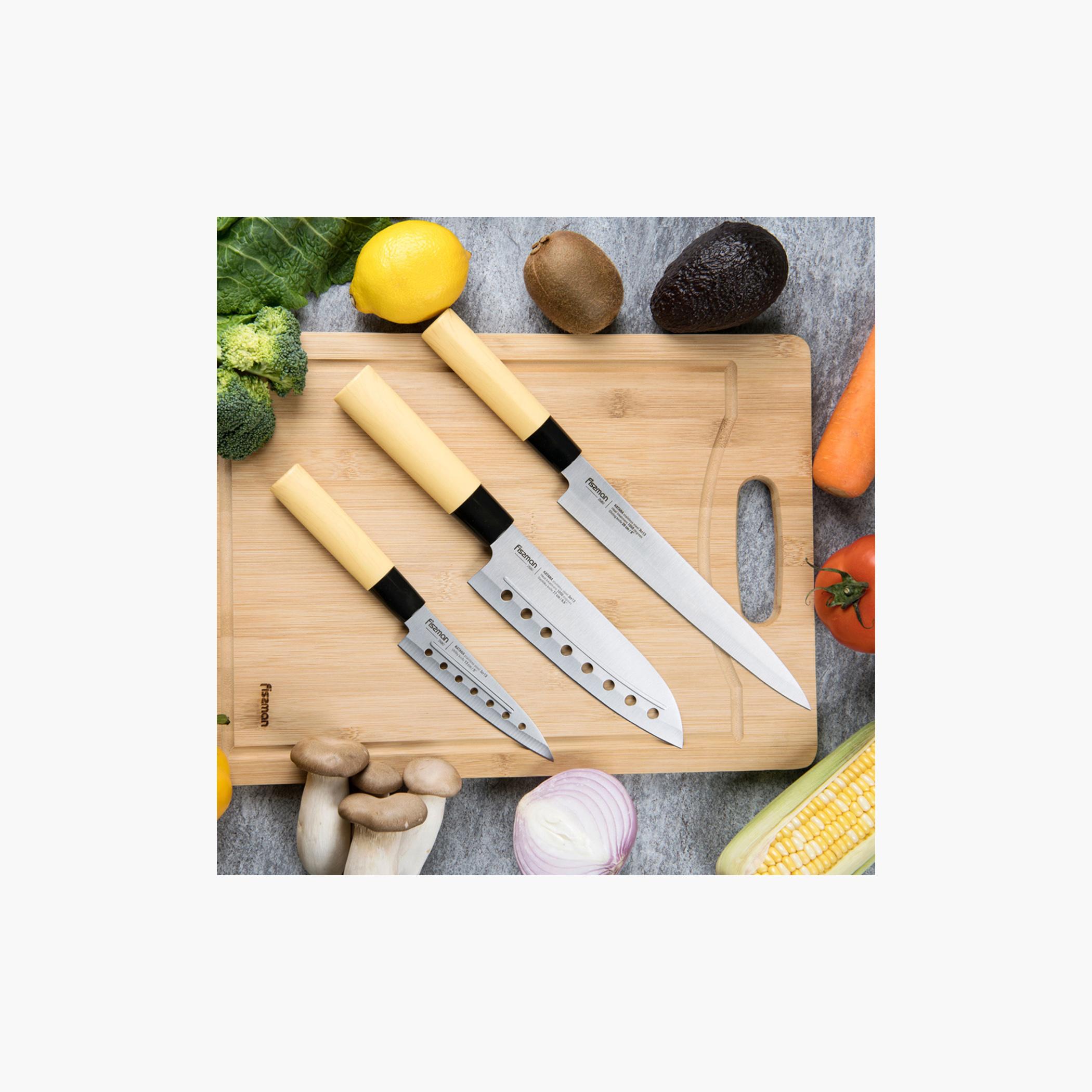 Katana 3-Piece Stainless Steel Knife Set-household-kitchen-kitchentoolsandutensils-knives-image-1