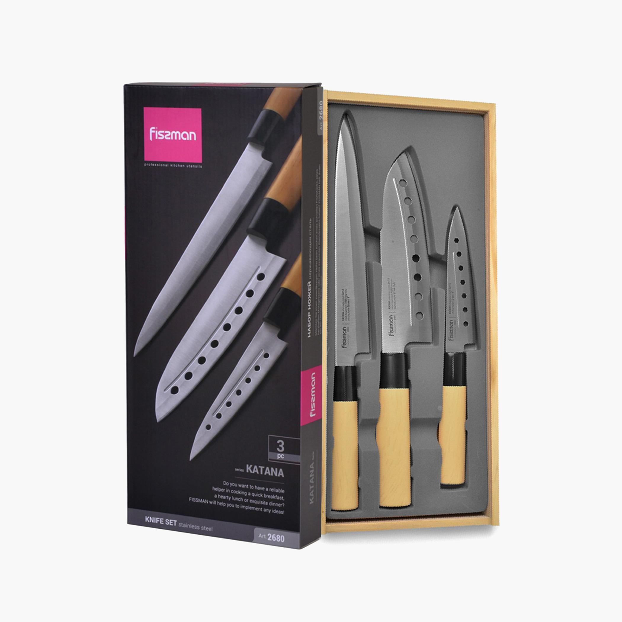 Katana 3-Piece Stainless Steel Knife Set-household-kitchen-kitchentoolsandutensils-knives-image-4