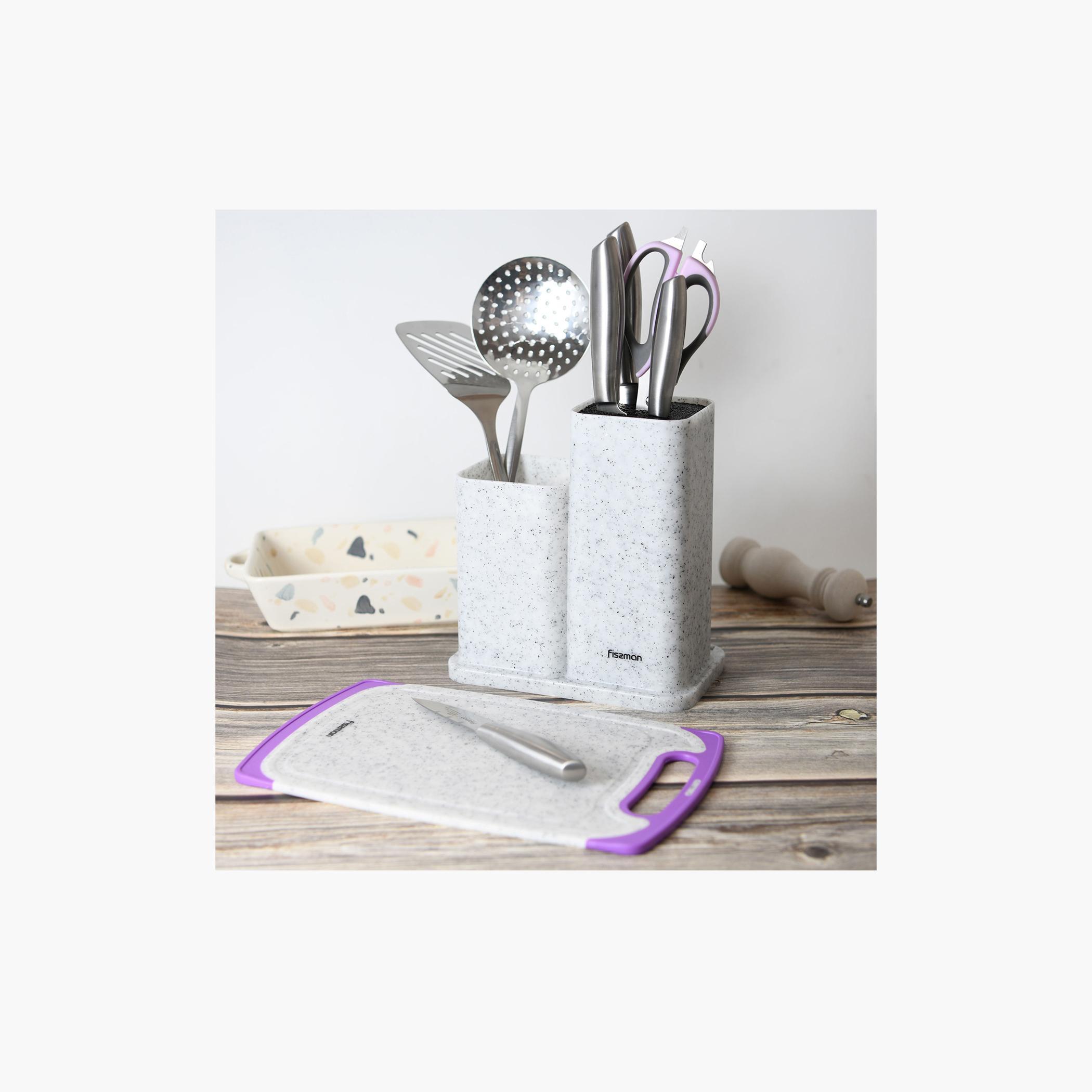 Kitchen Knife and Utensil Organizer with Cutting Board-household-kitchen-kitchentoolsandutensils-cuttingboards-image-7