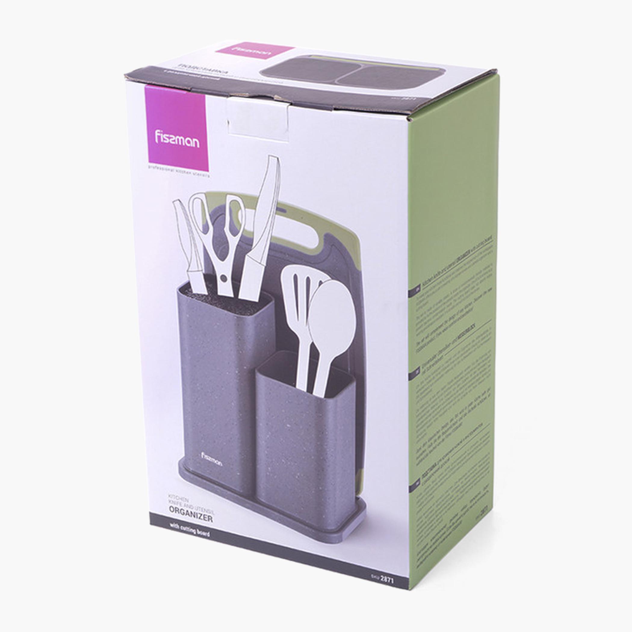 Utensil Organizer with Cutting Board-household-kitchen-kitchentoolsandutensils-cuttingboards-image-4