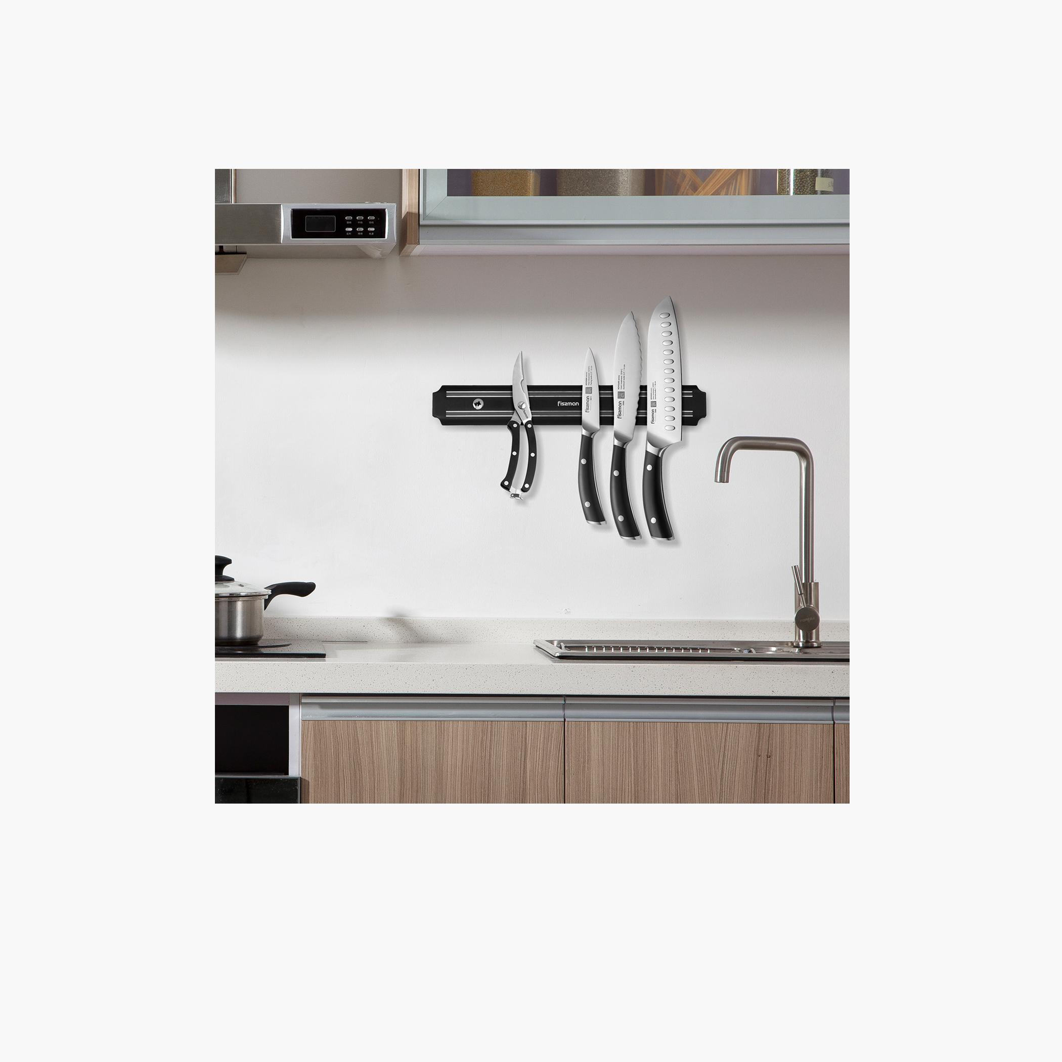 Wall Mounted Magnetic Knife Holder-household-kitchen-kitchentoolsandutensils-knives-image-4