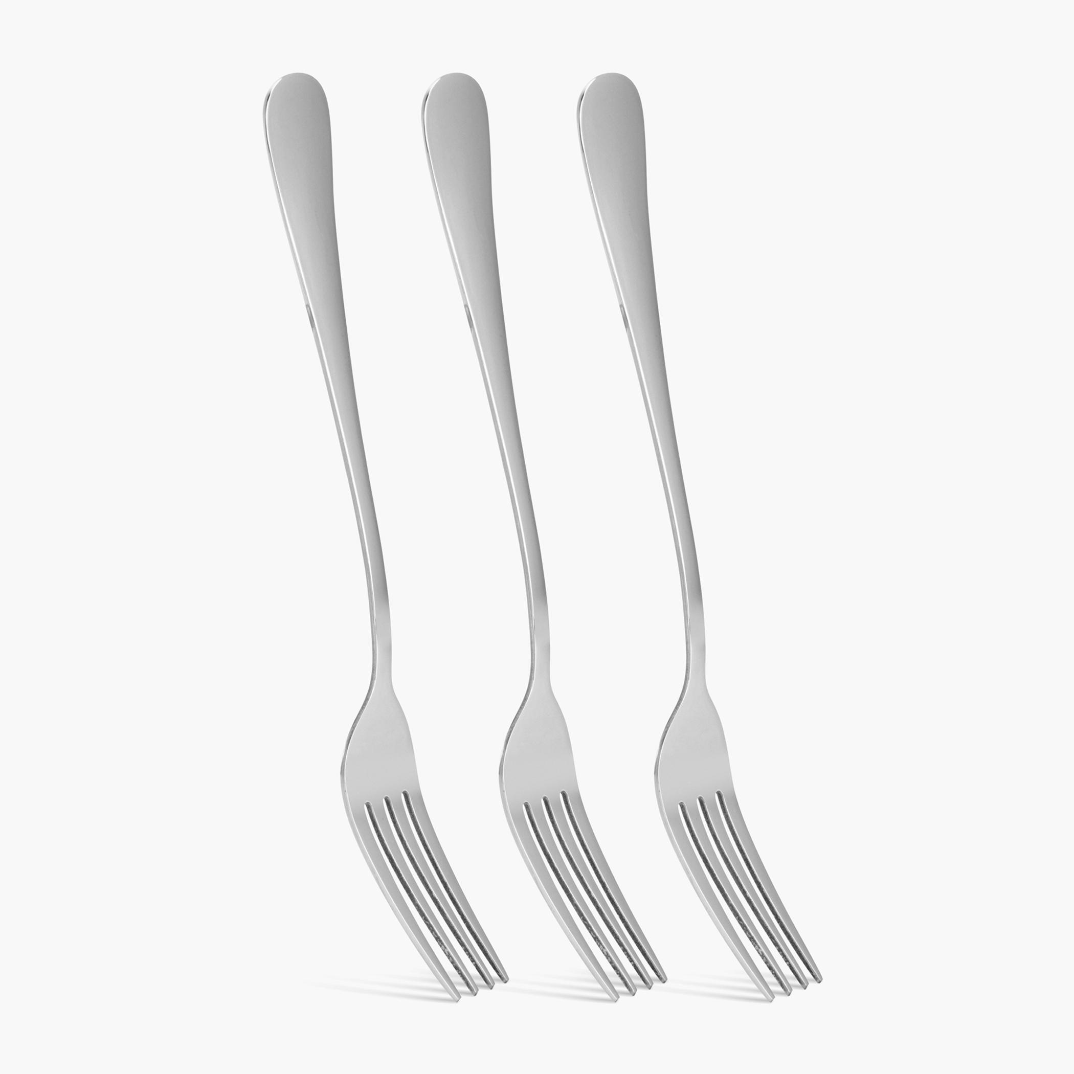 Flavia 3-Piece Stainless Steel Dinner Fork Set-household-dining-cutlery-spoonsforksandknives-image-1