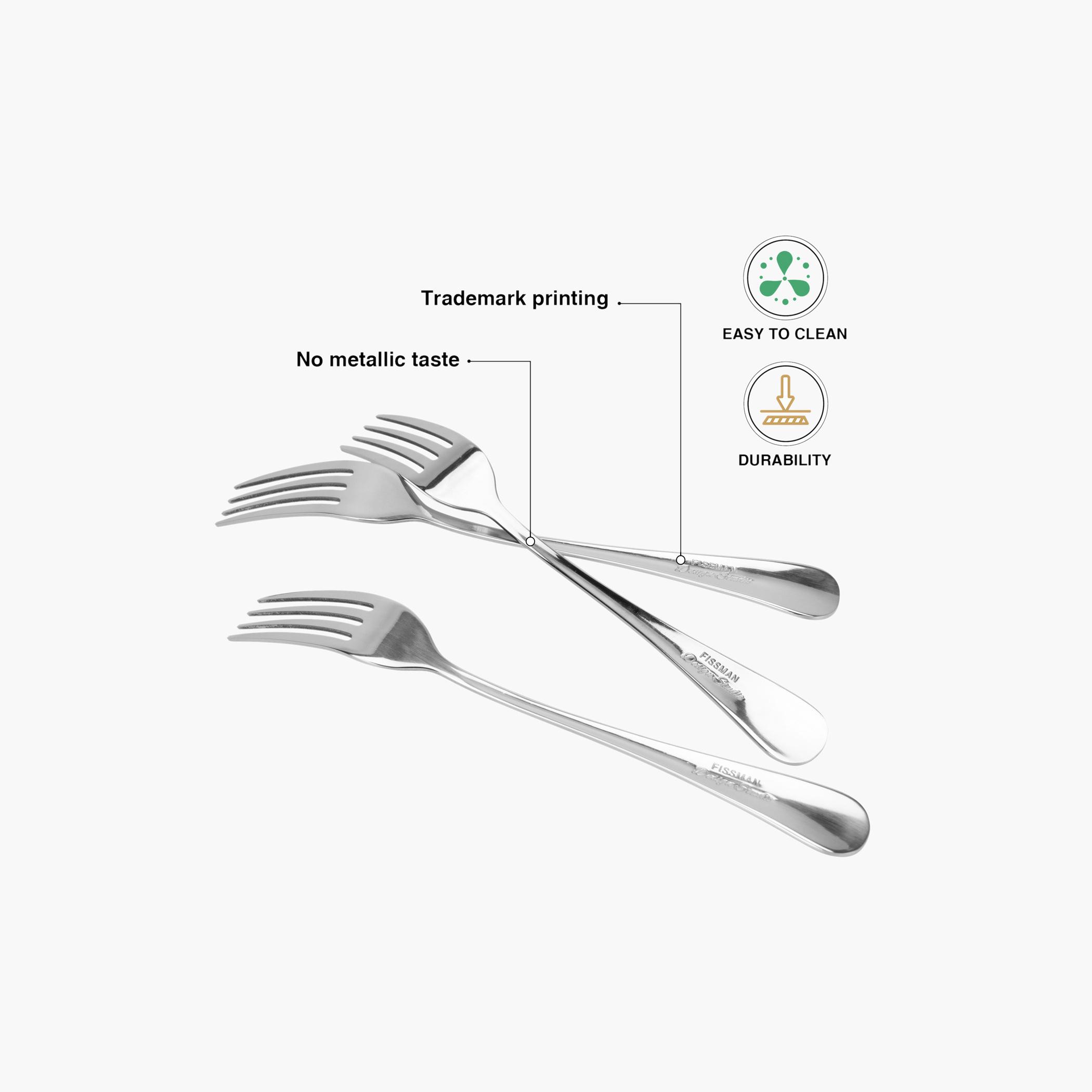 Flavia 3-Piece Stainless Steel Dinner Fork Set-household-dining-cutlery-spoonsforksandknives-image-2