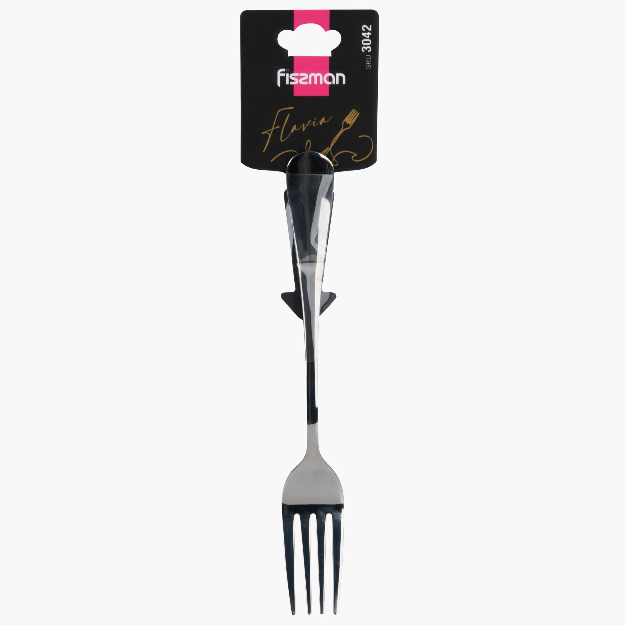 Fissman Stainless Steel 3-Piece Dessert Fork Set - Flavia-household-dining-cutlery-spoonsforksandknives-image-4