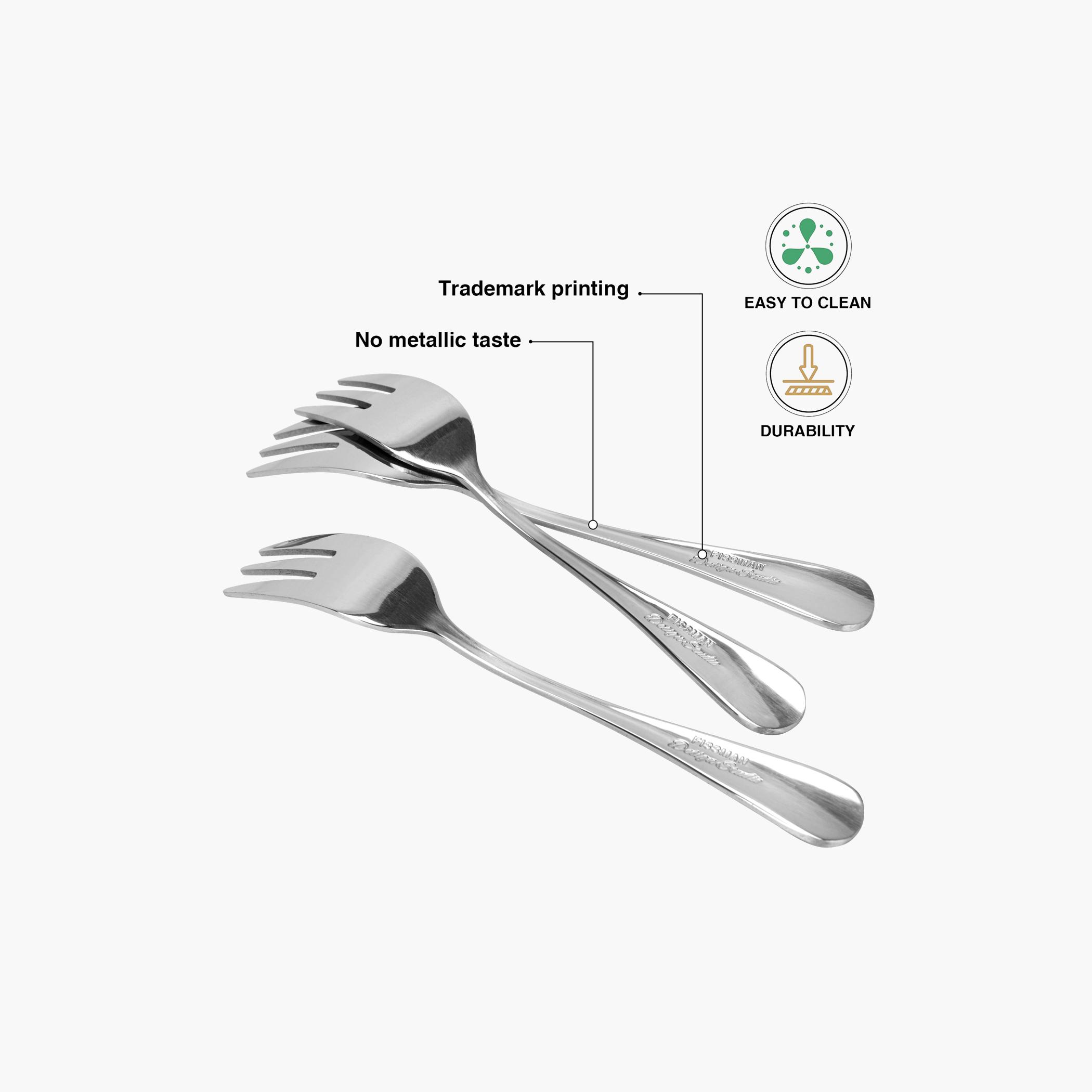 Dessert Fork - Set of 3 - Flavia-household-dining-cutlery-spoonsforksandknives-image-2