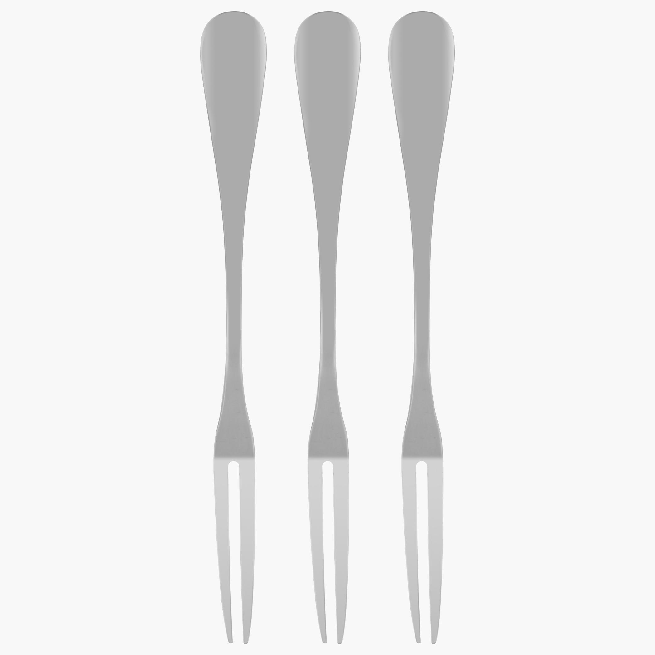 Fissman Stainless Steel 3-Piece Fruit Fork Set - Flavia-household-dining-cutlery-spoonsforksandknives-image-3