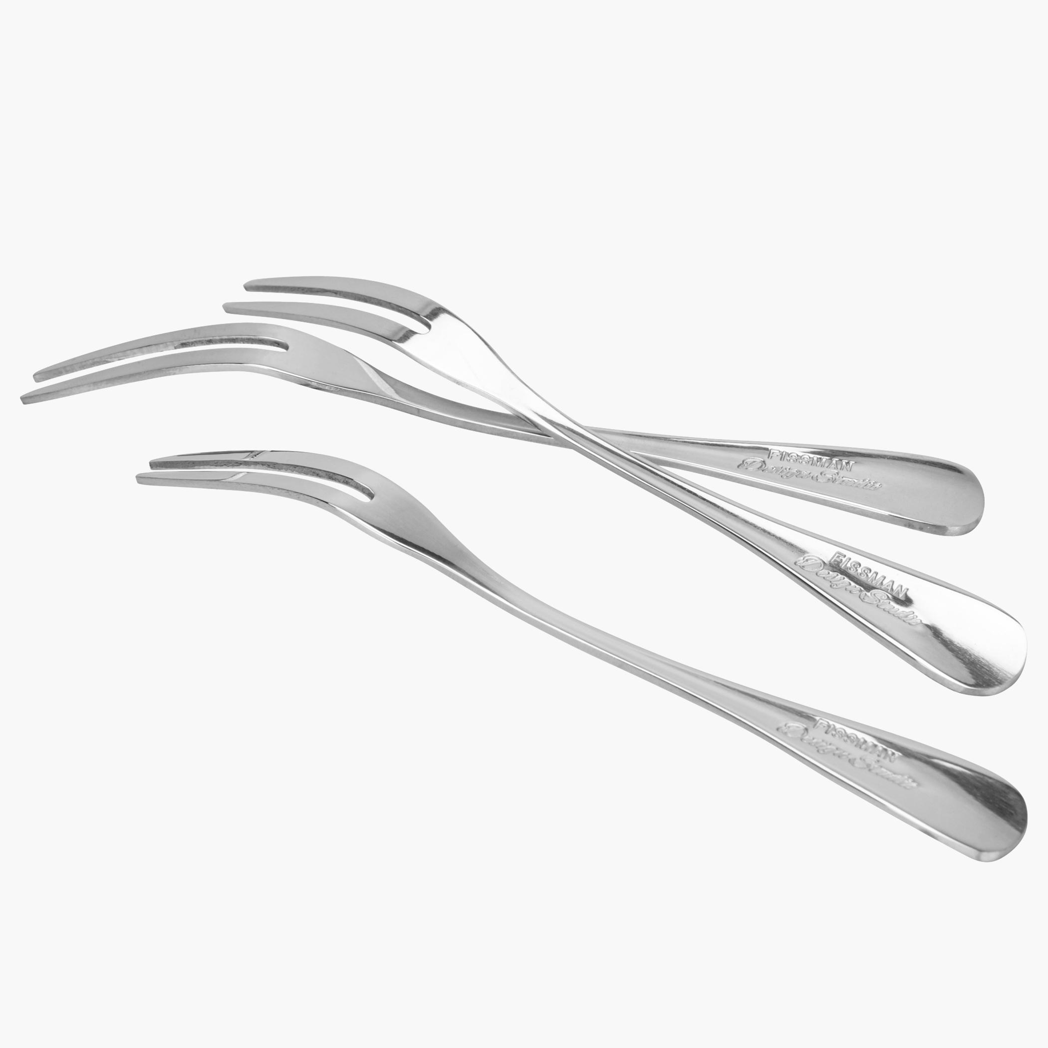 Fissman Stainless Steel 3-Piece Fruit Fork Set - Flavia-household-dining-cutlery-spoonsforksandknives-image-5