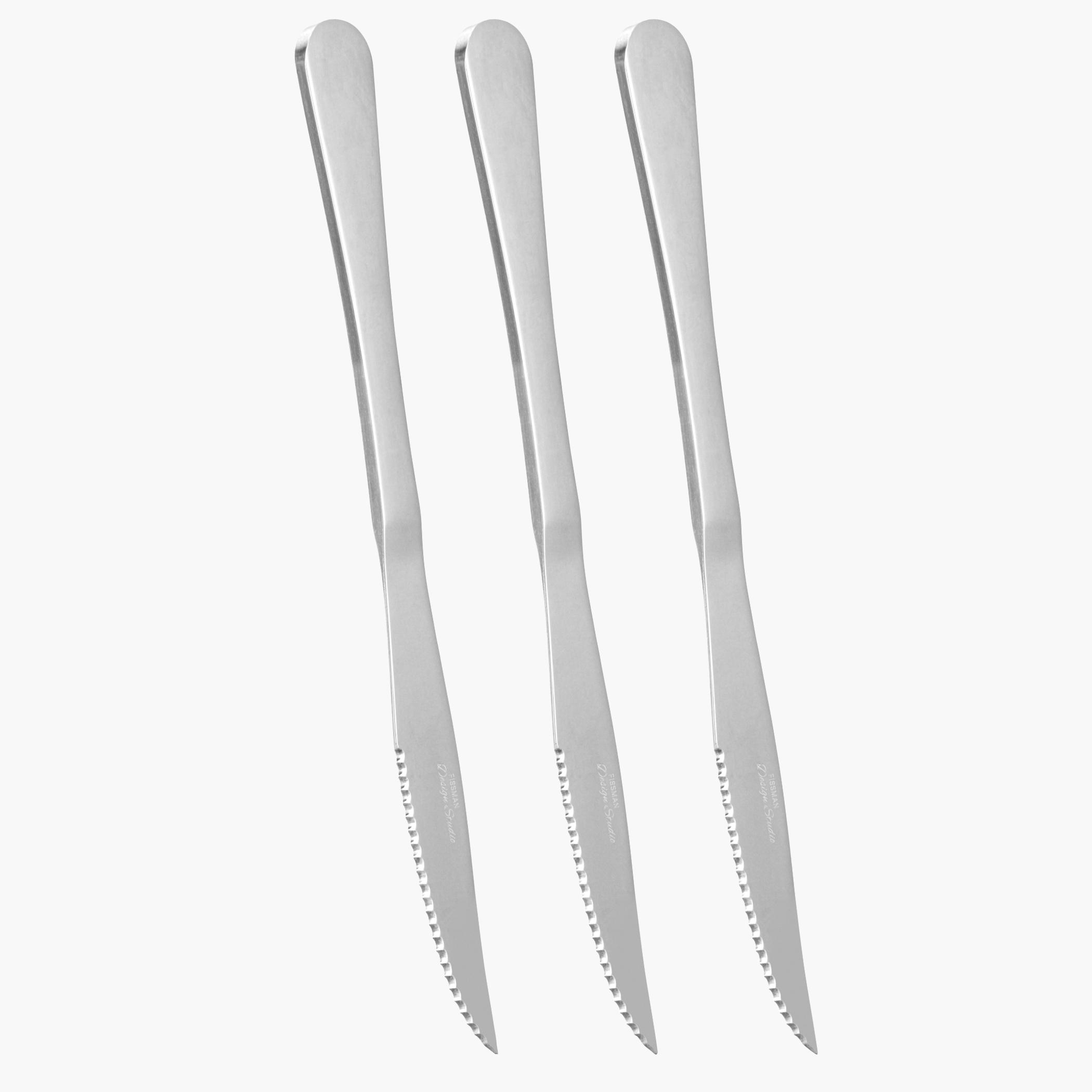 Flavia 3-Piece Stainless Steel Steak Knife Set-household-kitchen-kitchentoolsandutensils-knives-image-1