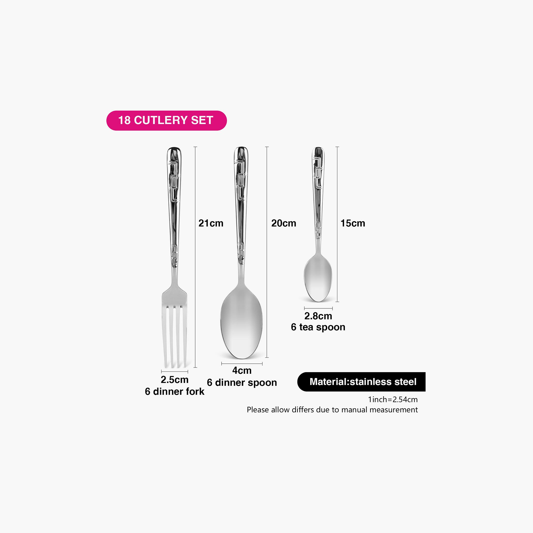 Turin 18-Piece Stainless Steel Cutlery Set-household-dining-dinnerware-dinnersets-image-2