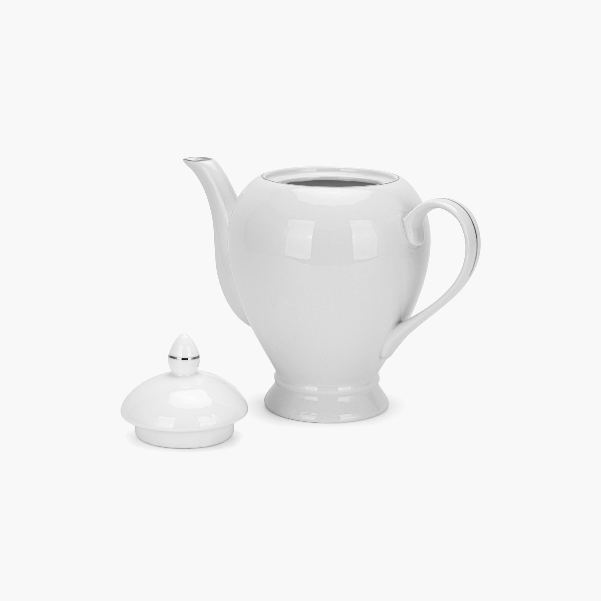Fissman Aleksa Series Porcelain Tea Pot - 1.1 L-household-dining-teaandcoffee-vacuumflaskscoffeeandteapots-image-3