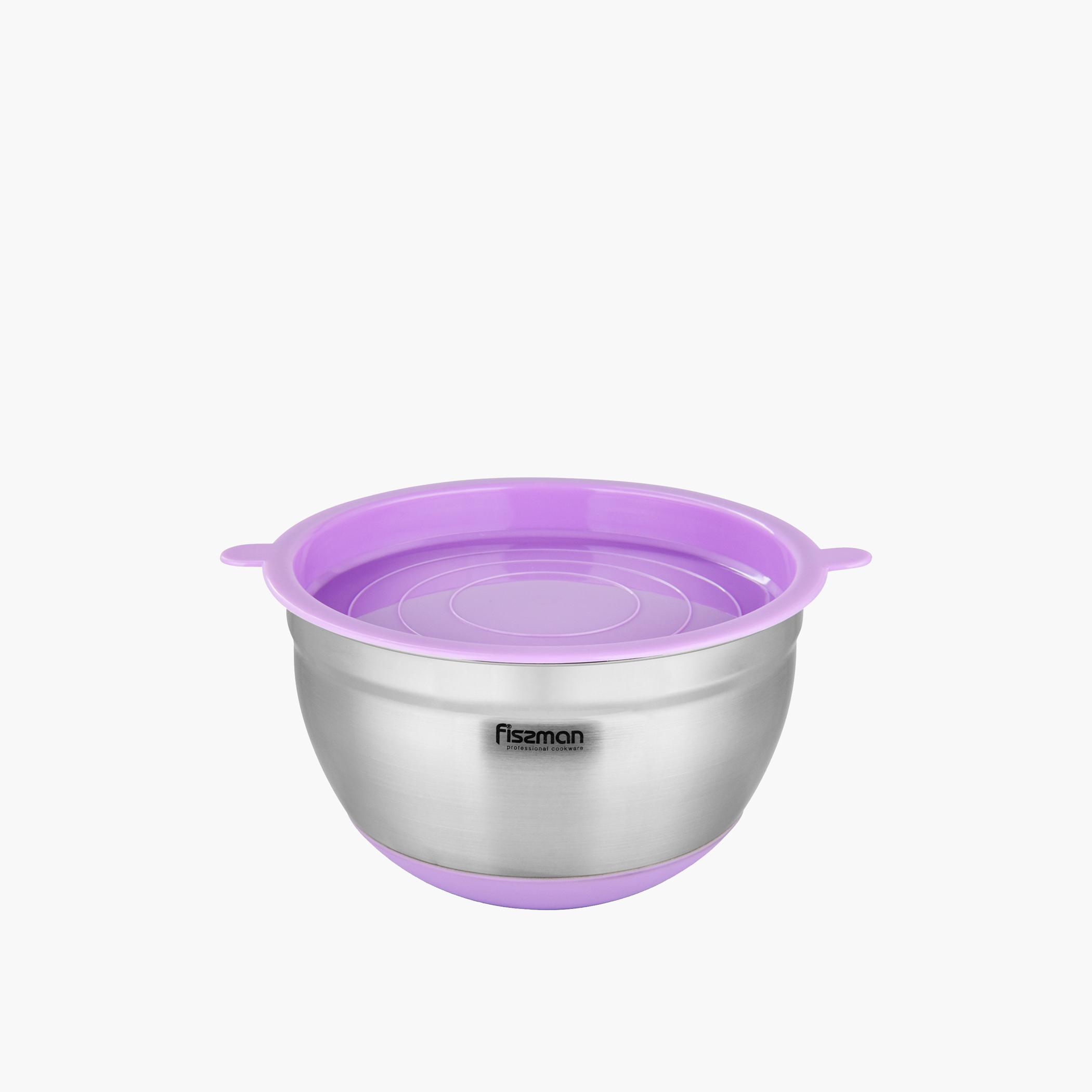 Stainless Steel Mixing Bowl with Lid - 1.5 L-household-kitchen-bakeware-mixingbowls-image-1