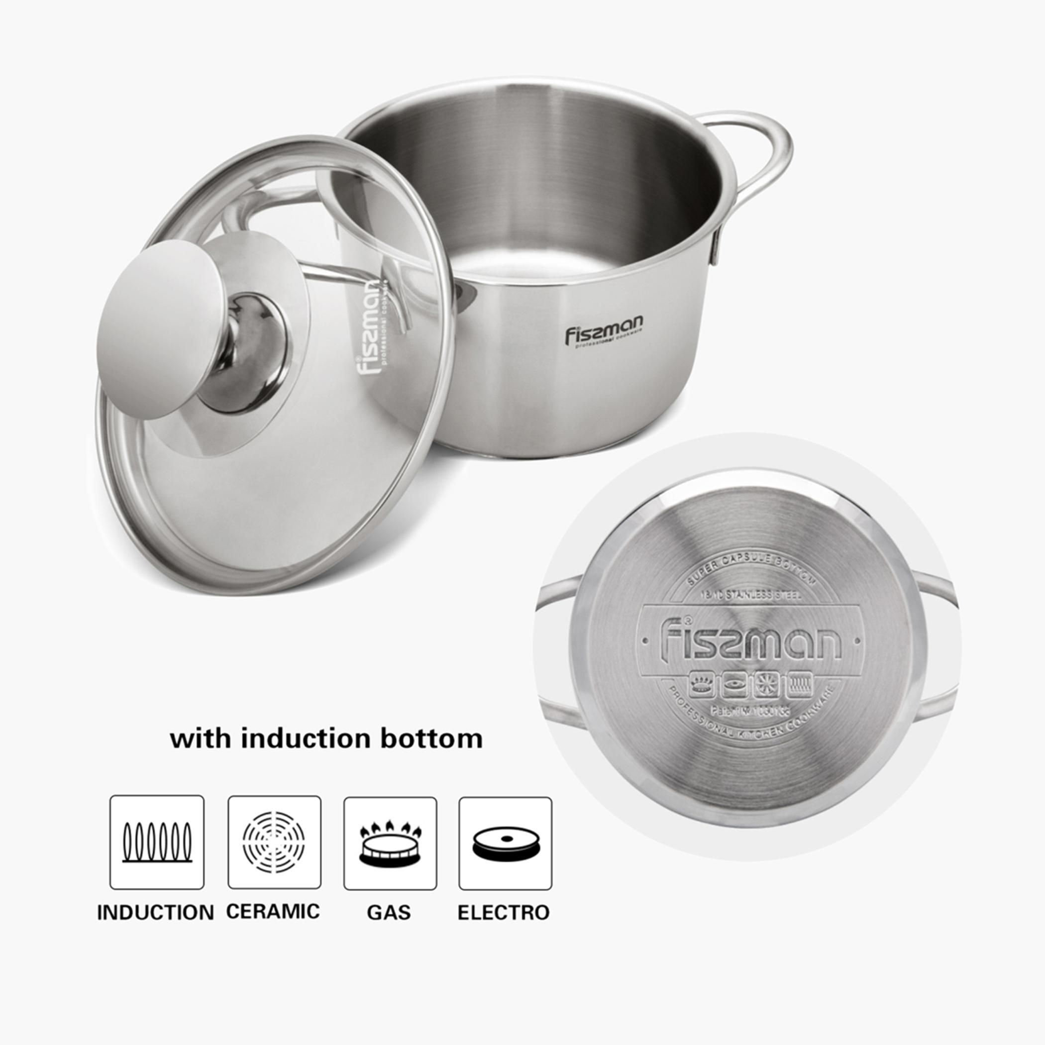 قدر ستانلس ستيل بغطاء بامبينو من فيسمان - 14×8 سم-household-kitchen-cookware-potsandpans-image-3